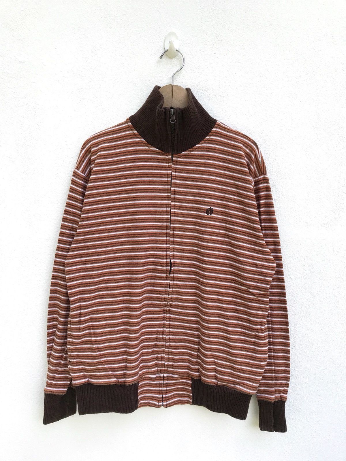 Hang Ten Hang Ten Striped Zipper Sweater Size US M / EU 48-50 / 2 - 1 Preview