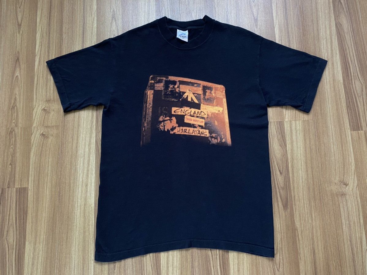 Band Tees Vintage The Charlatans UK Tour 2001 T Shirt Radiohead Smiths Size US M / EU 48-50 / 2 - 1 Thumbnail
