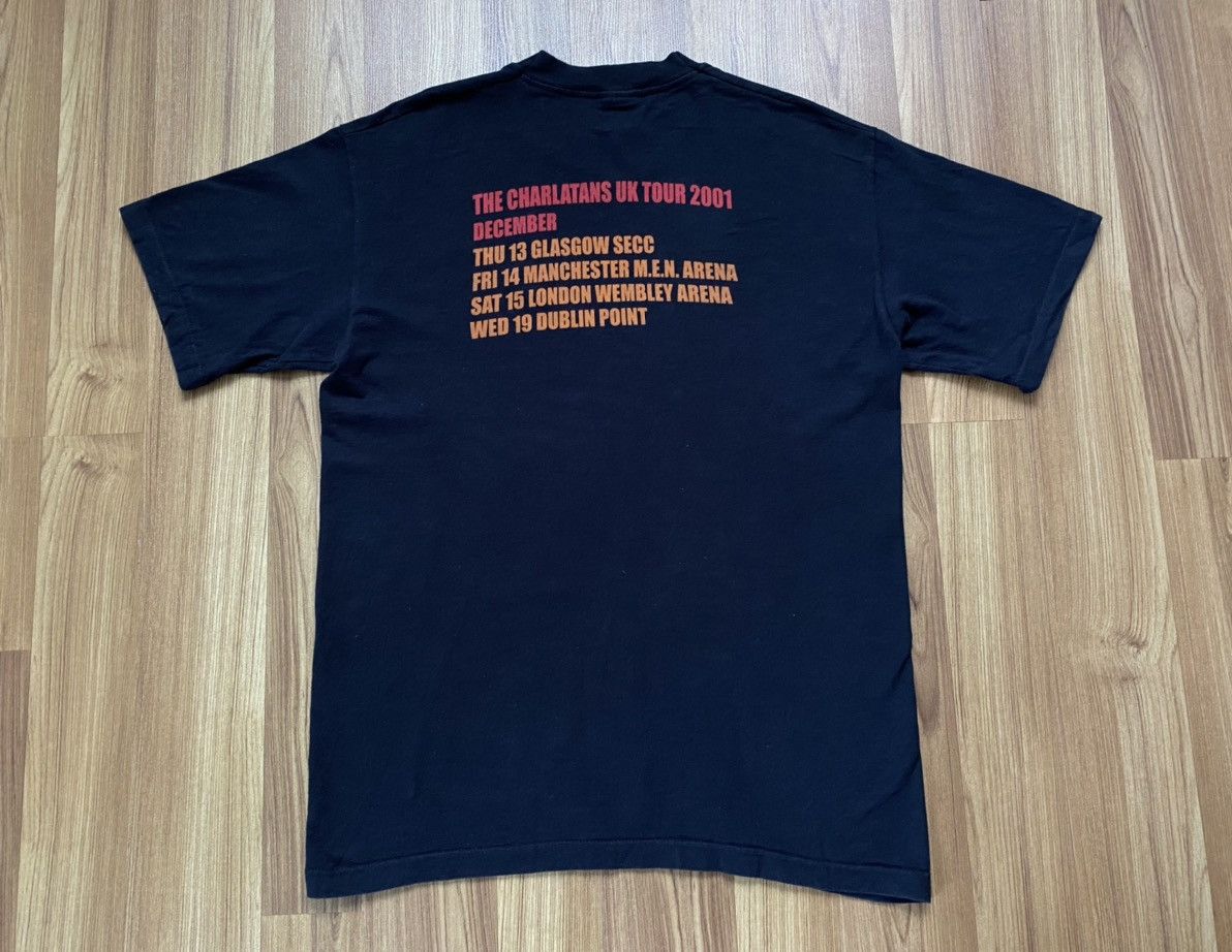 Band Tees Vintage The Charlatans UK Tour 2001 T Shirt Radiohead Smiths Size US M / EU 48-50 / 2 - 3 Thumbnail