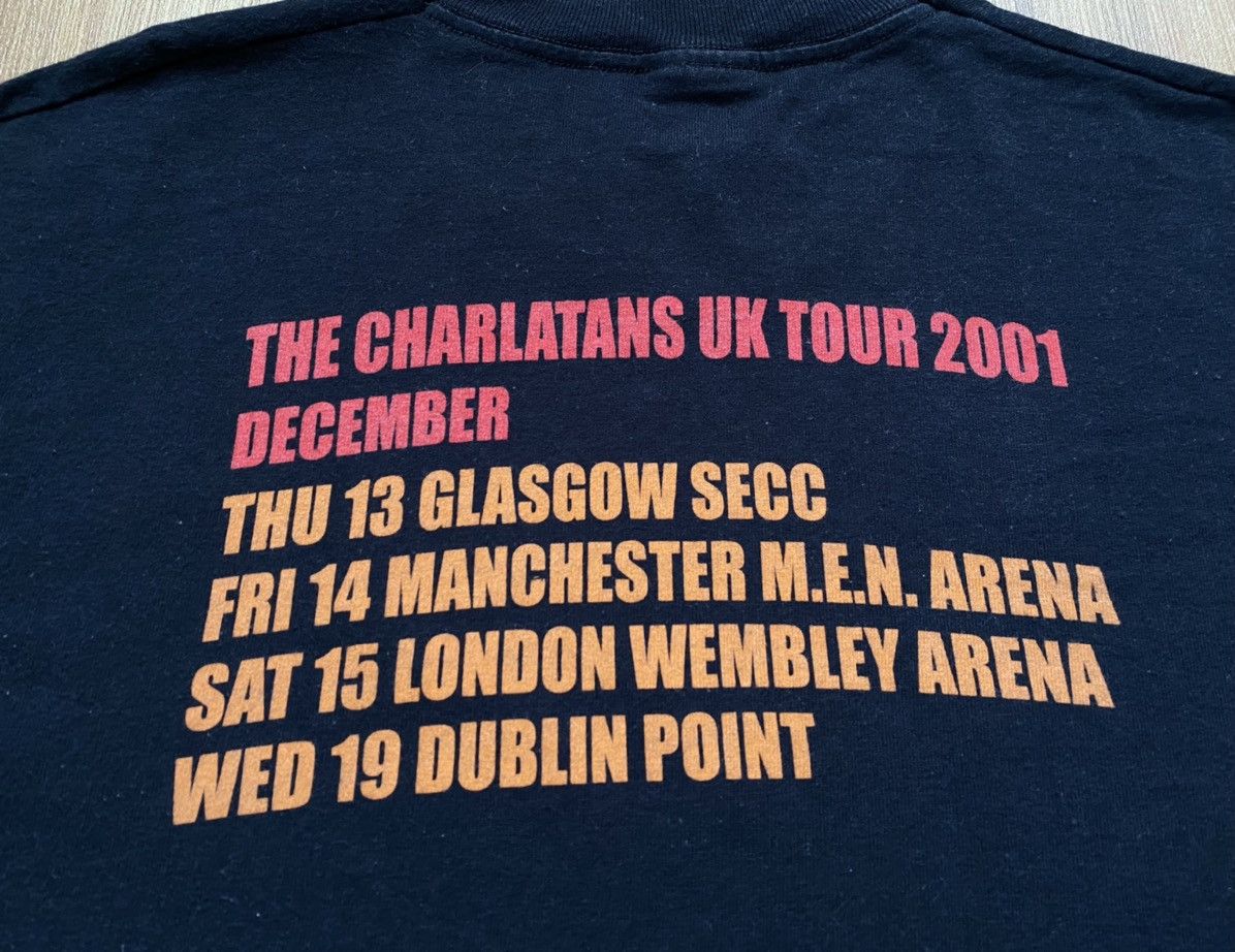 Band Tees Vintage The Charlatans UK Tour 2001 T Shirt Radiohead Smiths Size US M / EU 48-50 / 2 - 4 Thumbnail