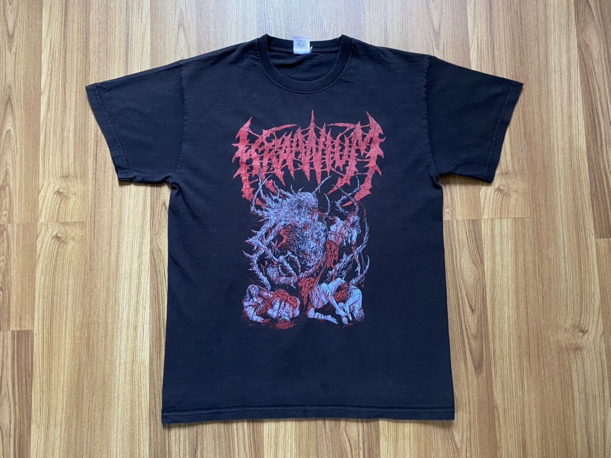 Band Tees Vintage Y2K Kraanium Torture T Shirt Tee Sinister Goatwhore Size US M / EU 48-50 / 2 - 1 Thumbnail