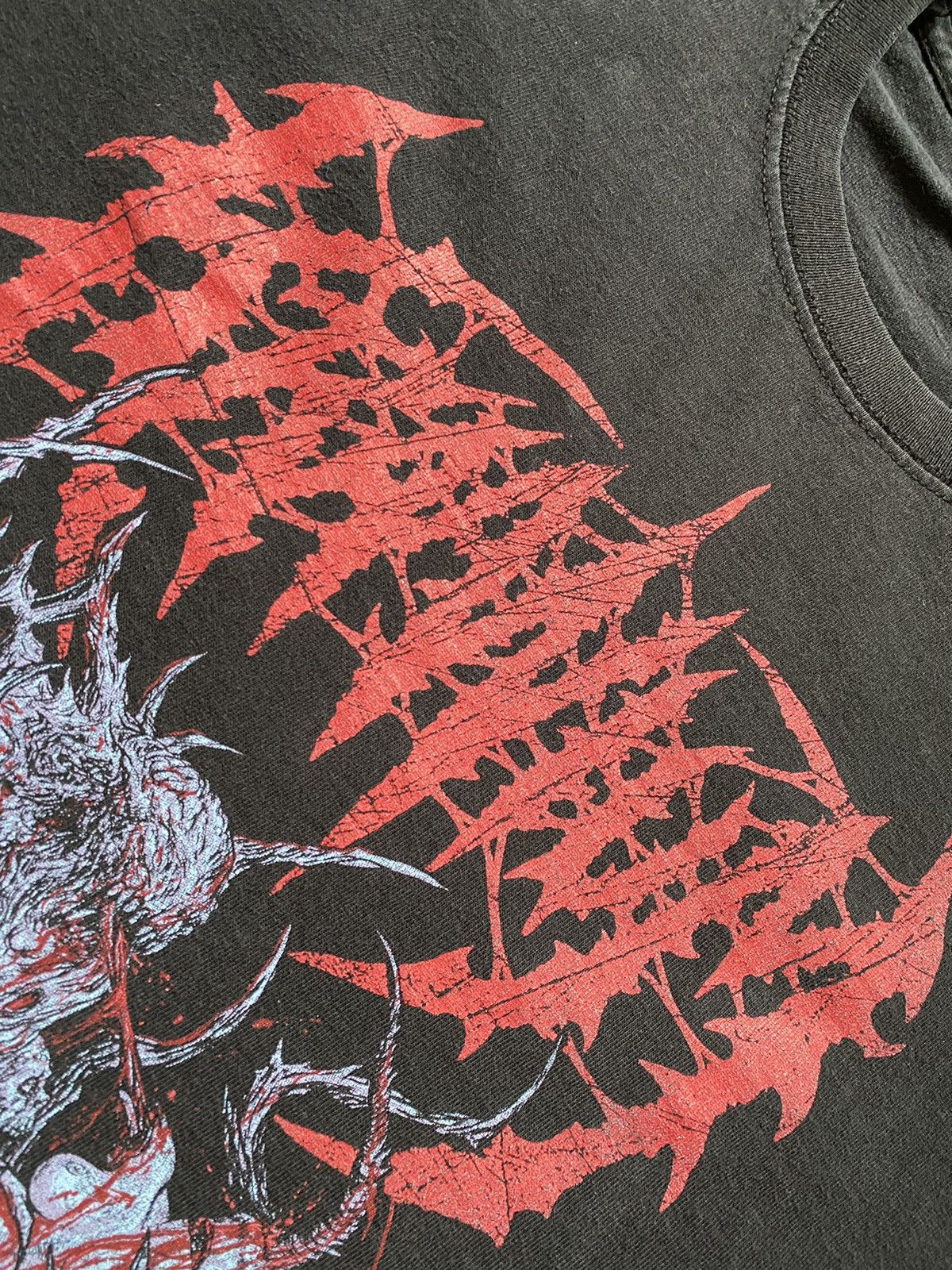 Band Tees Vintage Y2K Kraanium Torture T Shirt Tee Sinister Goatwhore Size US M / EU 48-50 / 2 - 5 Thumbnail