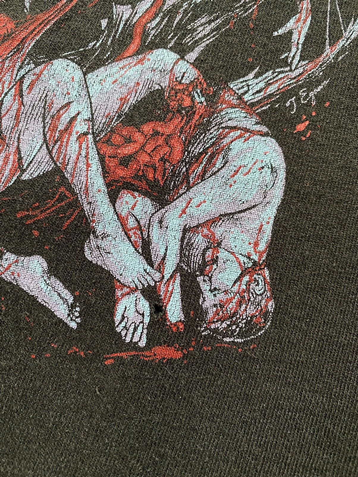 Band Tees Vintage Y2K Kraanium Torture T Shirt Tee Sinister Goatwhore Size US M / EU 48-50 / 2 - 4 Thumbnail