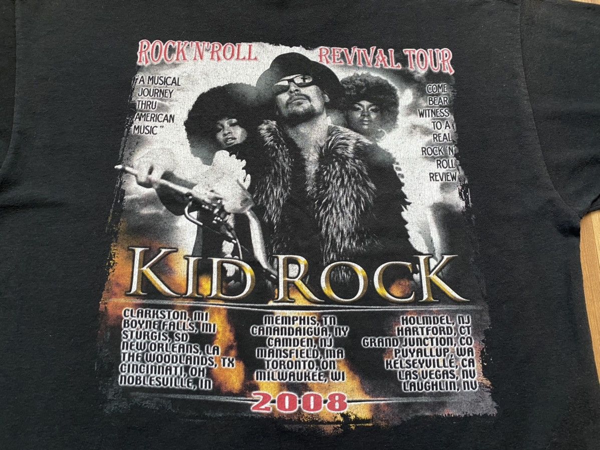 Band Tees Vintage Y2K Kid Rocks 2008 Tour T Shirt Tee Rob Zombie Size US XL / EU 56 / 4 - 5 Thumbnail