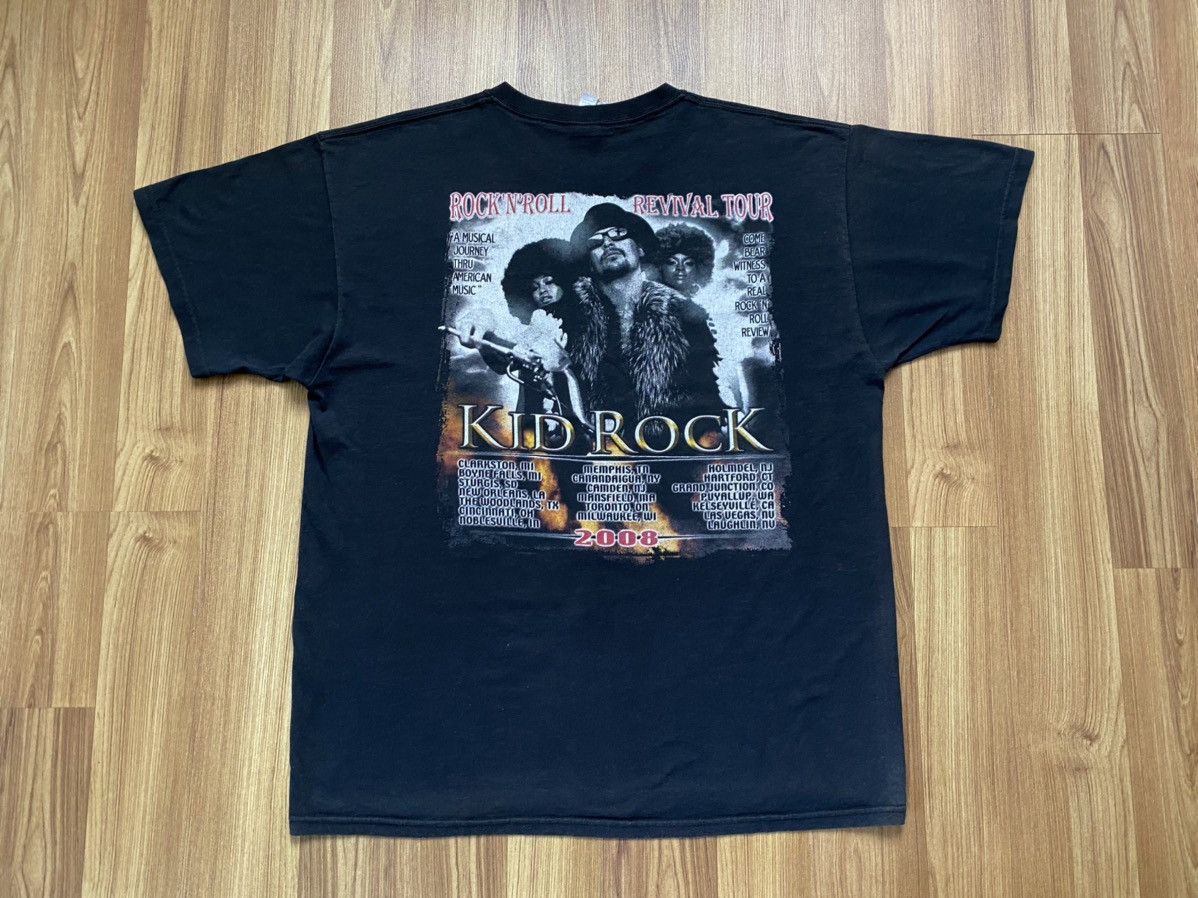 Band Tees Vintage Y2K Kid Rocks 2008 Tour T Shirt Tee Rob Zombie Size US XL / EU 56 / 4 - 4 Thumbnail