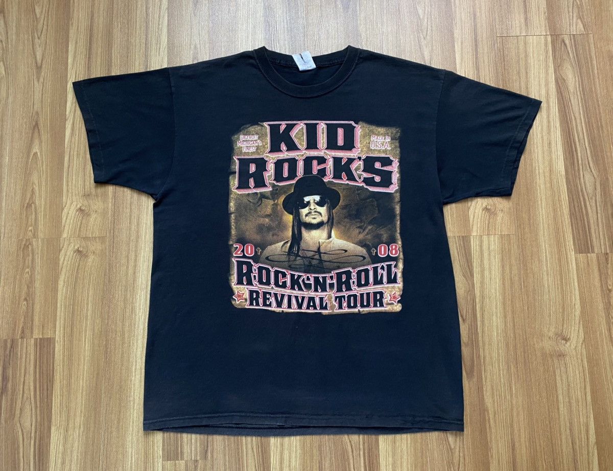 Band Tees Vintage Y2K Kid Rocks 2008 Tour T Shirt Tee Rob Zombie Size US XL / EU 56 / 4 - 1 Thumbnail