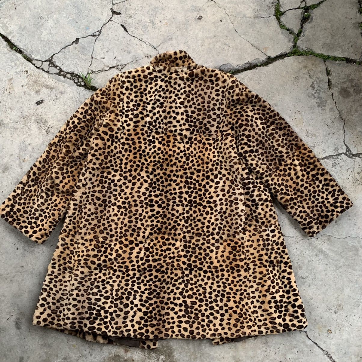Japanese Brand Cheetah leopard faux fur long coat Size L / US 10 / IT 46 - 3 Thumbnail