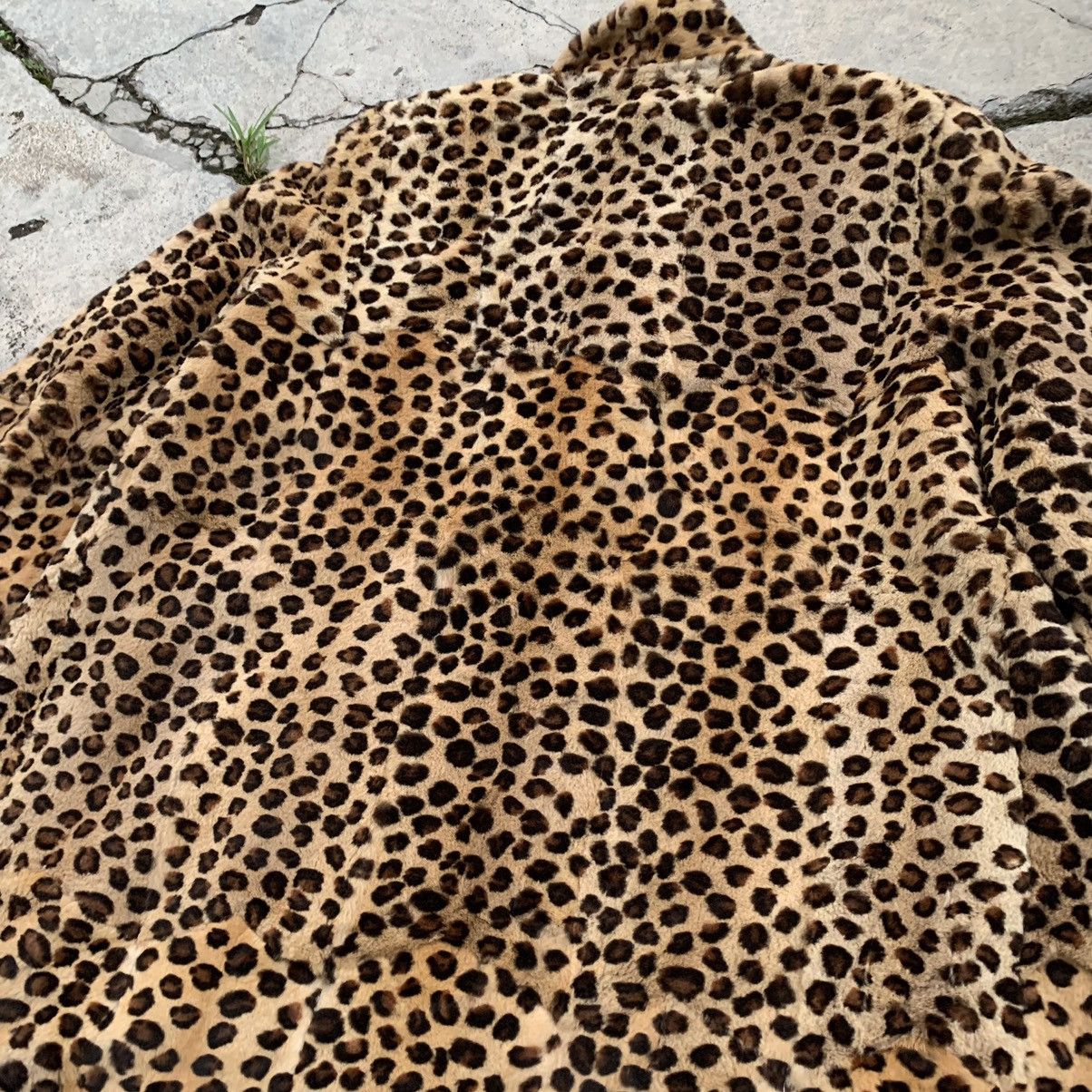 Japanese Brand Cheetah leopard faux fur long coat Size L / US 10 / IT 46 - 13 Thumbnail