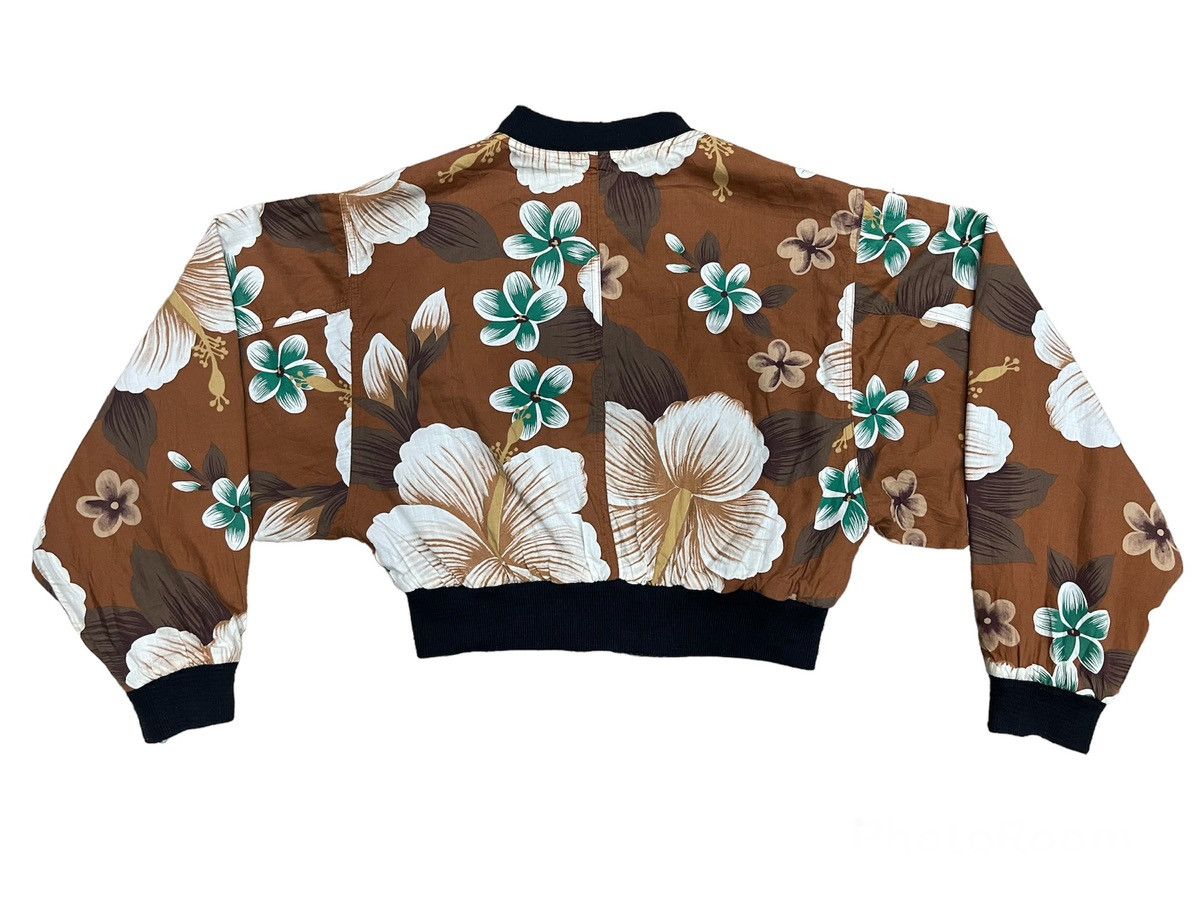 Designer × Kenzo × Vintage Kenzo Cropped Floral Reversible Jacket Size ONE SIZE - 2 Thumbnail