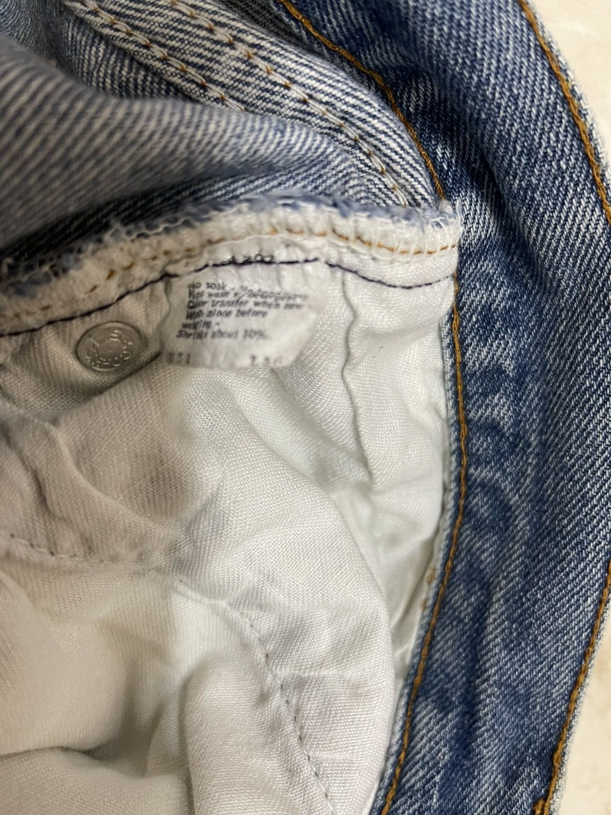 Levi's Vintage Clothing × Vintage Vintage Levi’s 501 x 80s Distressed Jeans made in USA Size US 30 / EU 46 - 9 Thumbnail