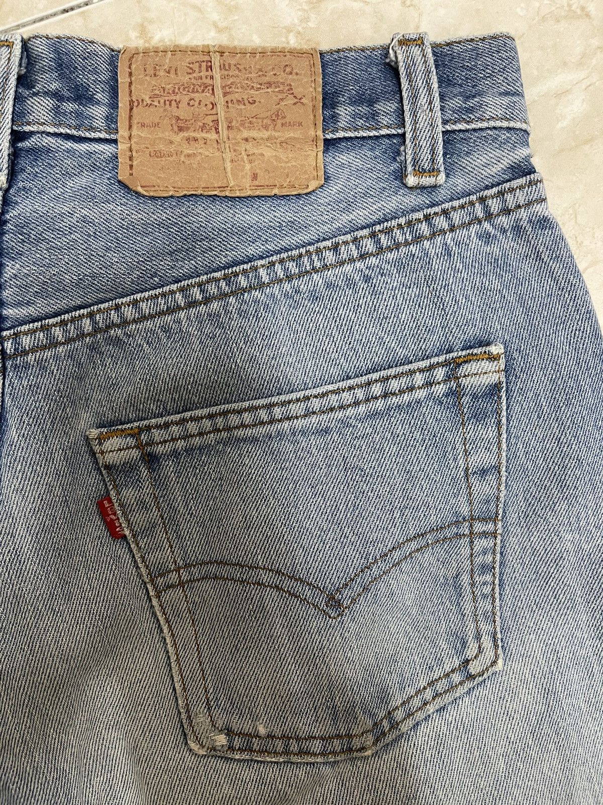 Levi's Vintage Clothing × Vintage Vintage Levi’s 501 x 80s Distressed Jeans made in USA Size US 30 / EU 46 - 7 Thumbnail