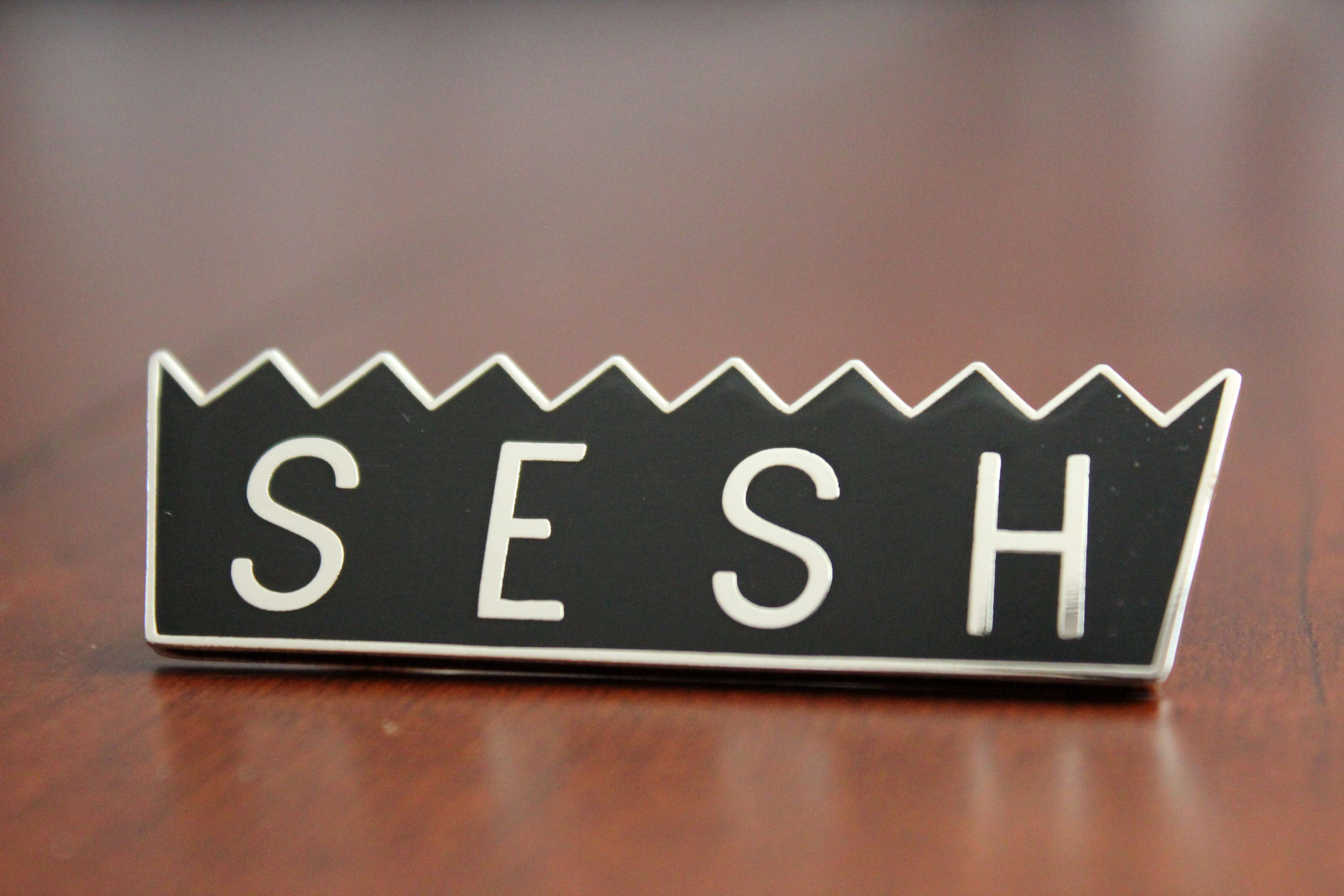 Bones × TeamSESH TeamSESH Crown Logo Lapel Pin Size ONE SIZE - 2 Thumbnail