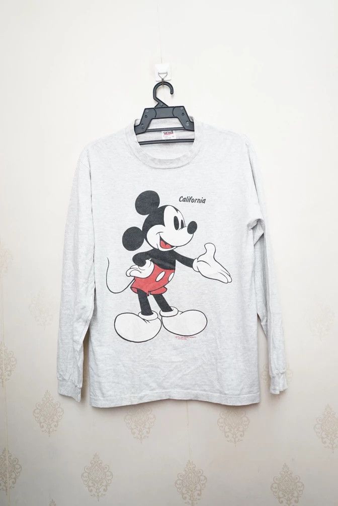 Vintage Mickey Mouse California Long Sleeve Tshirt