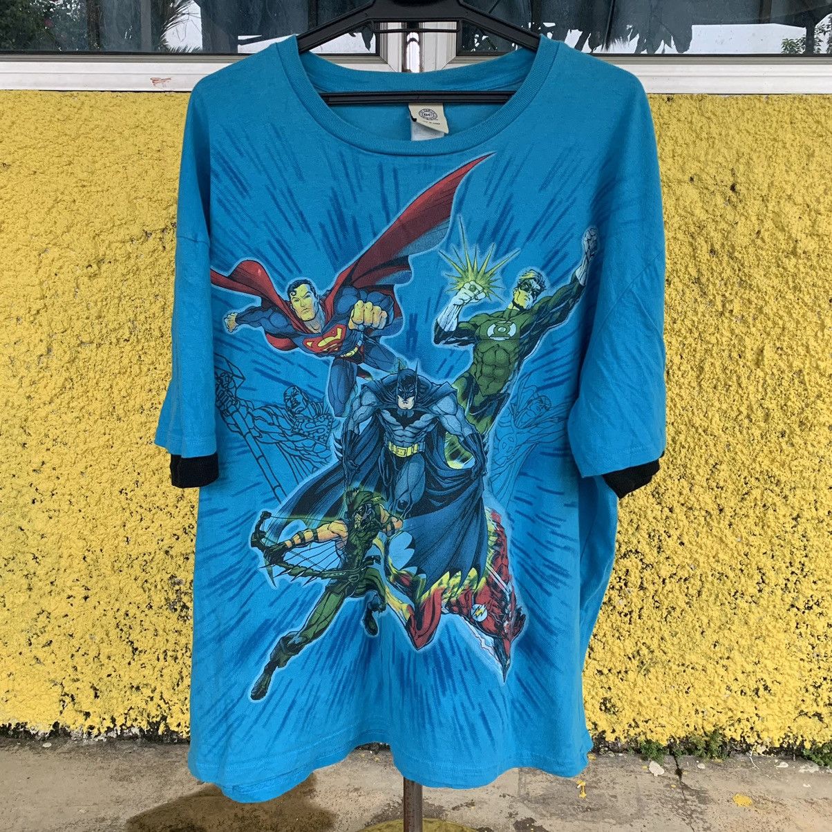 DC Comics × Vintage Dc Comics characters vintage blue T-Shirt tee Size US XL / EU 56 / 4 - 8 Thumbnail