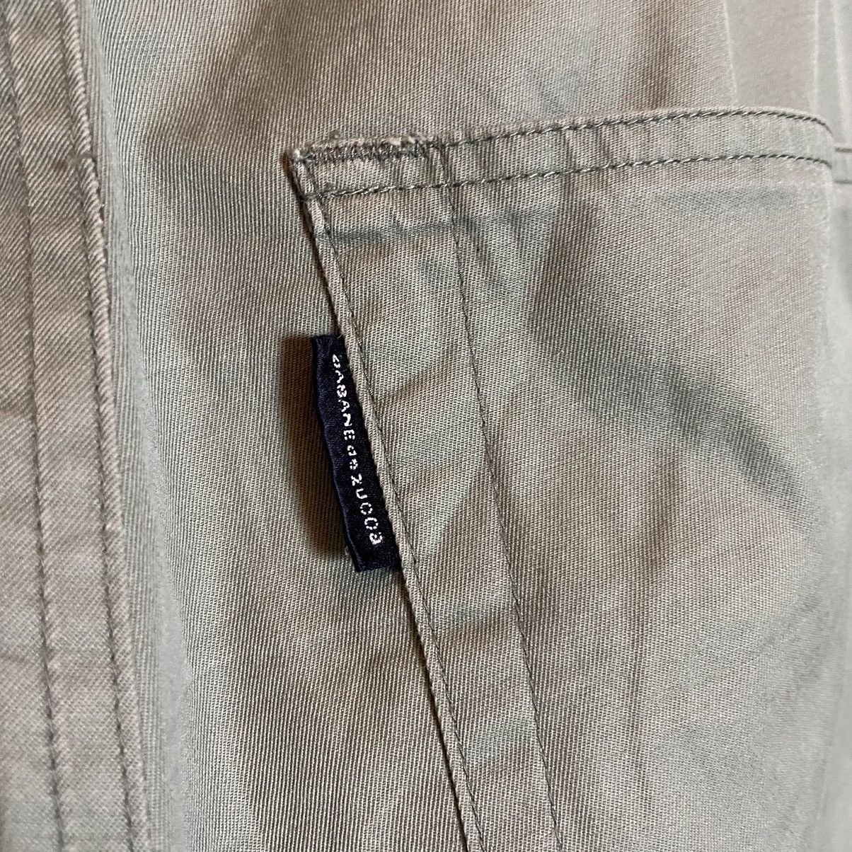 CABANE de ZUCCa × Issey Miyake Issey Miyake Cabane de Zucca Khaki Pants Size US 31 - 5 Thumbnail