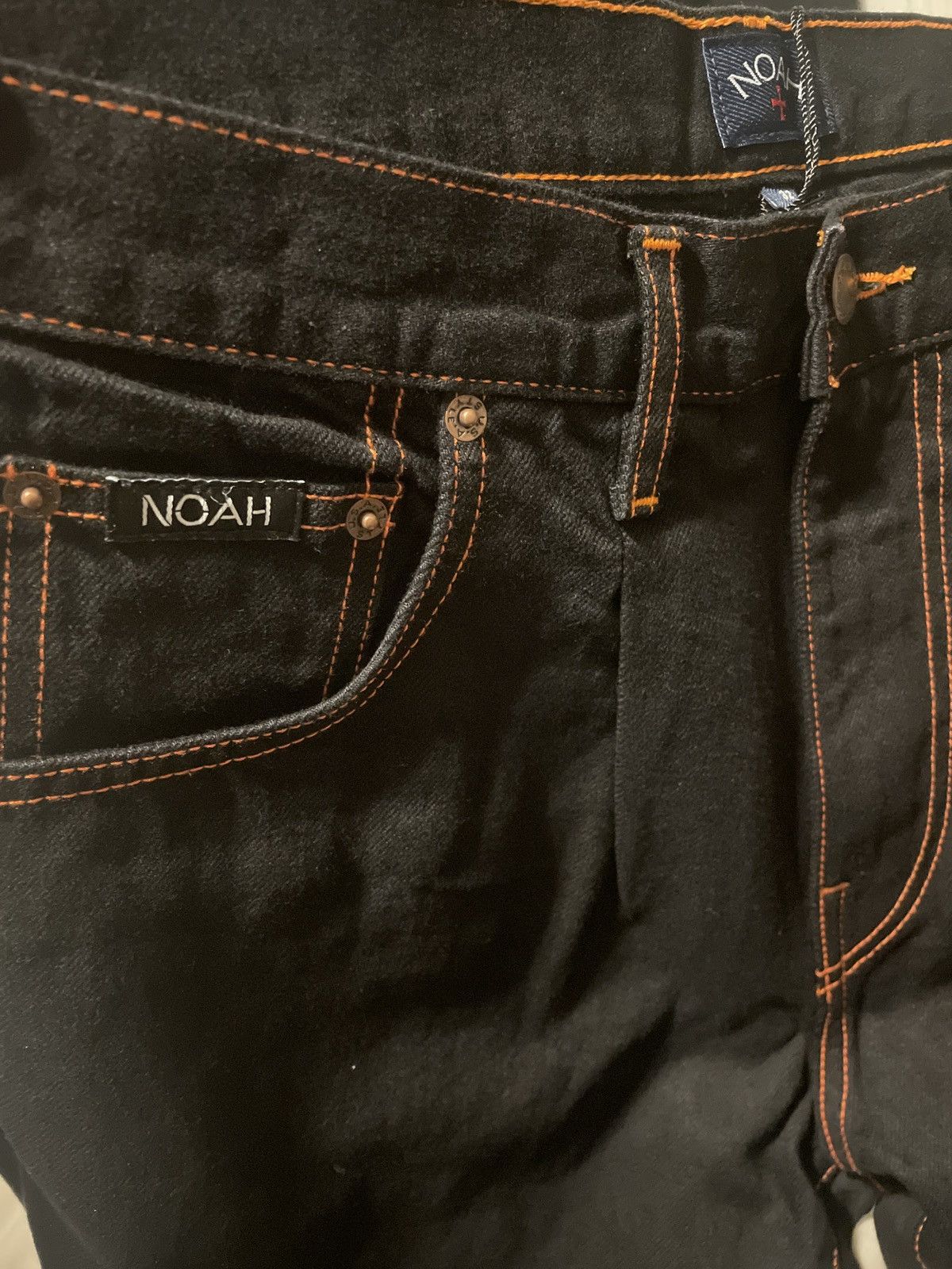Noah x Jesus Piece Pleated Black Jeans