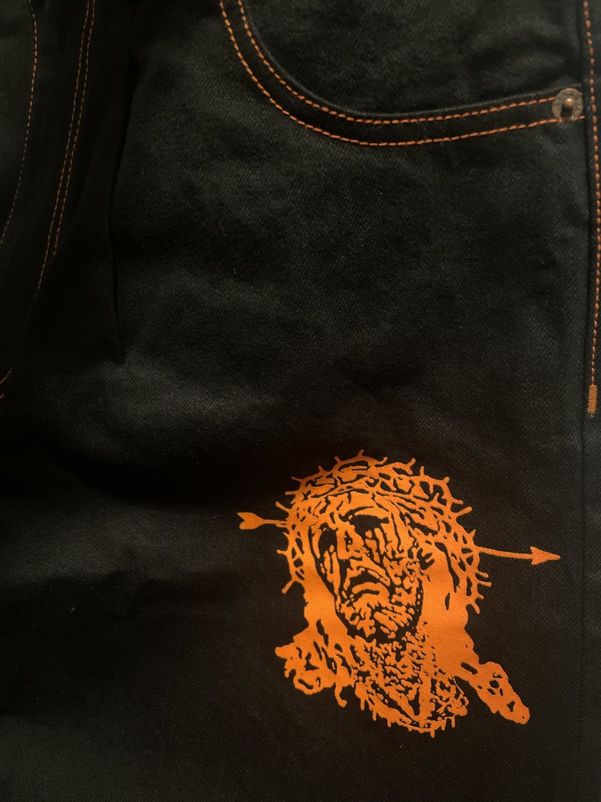 Noah x Jesus Piece Pleated Black Jeans