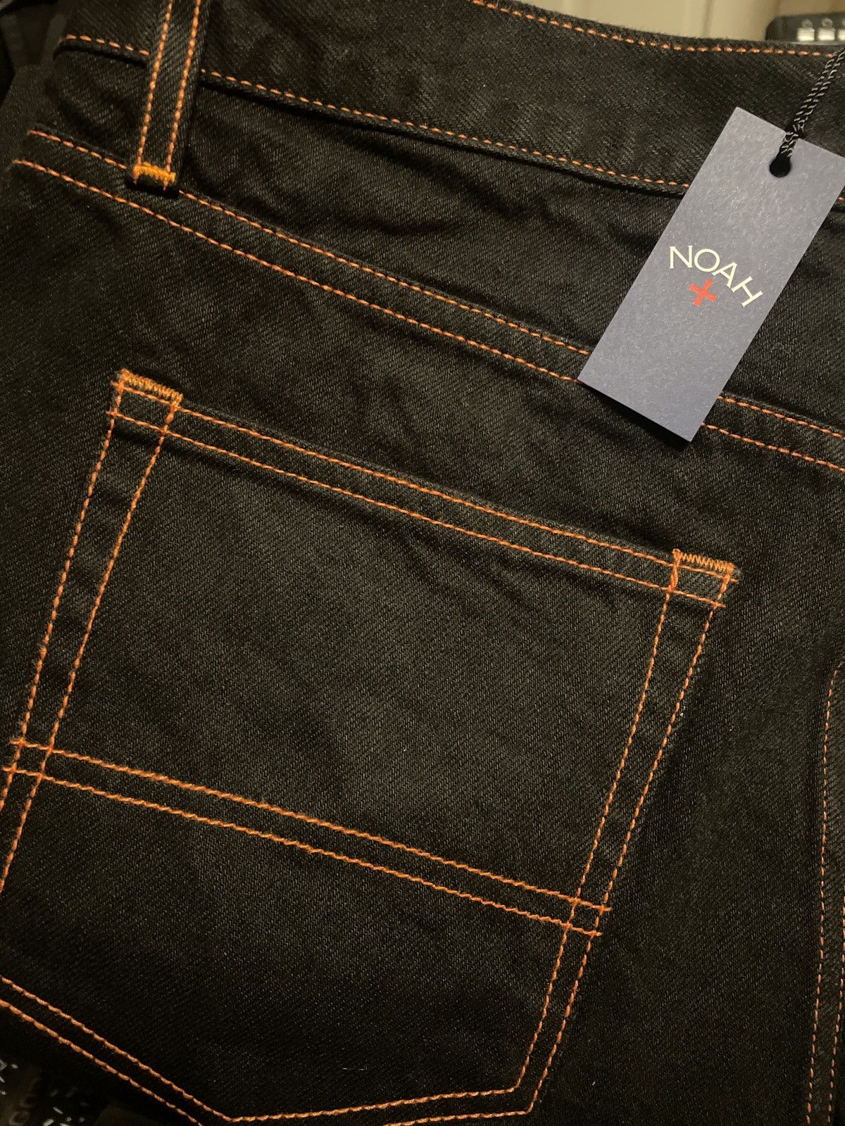 Noah x Jesus Piece Pleated Black Jeans