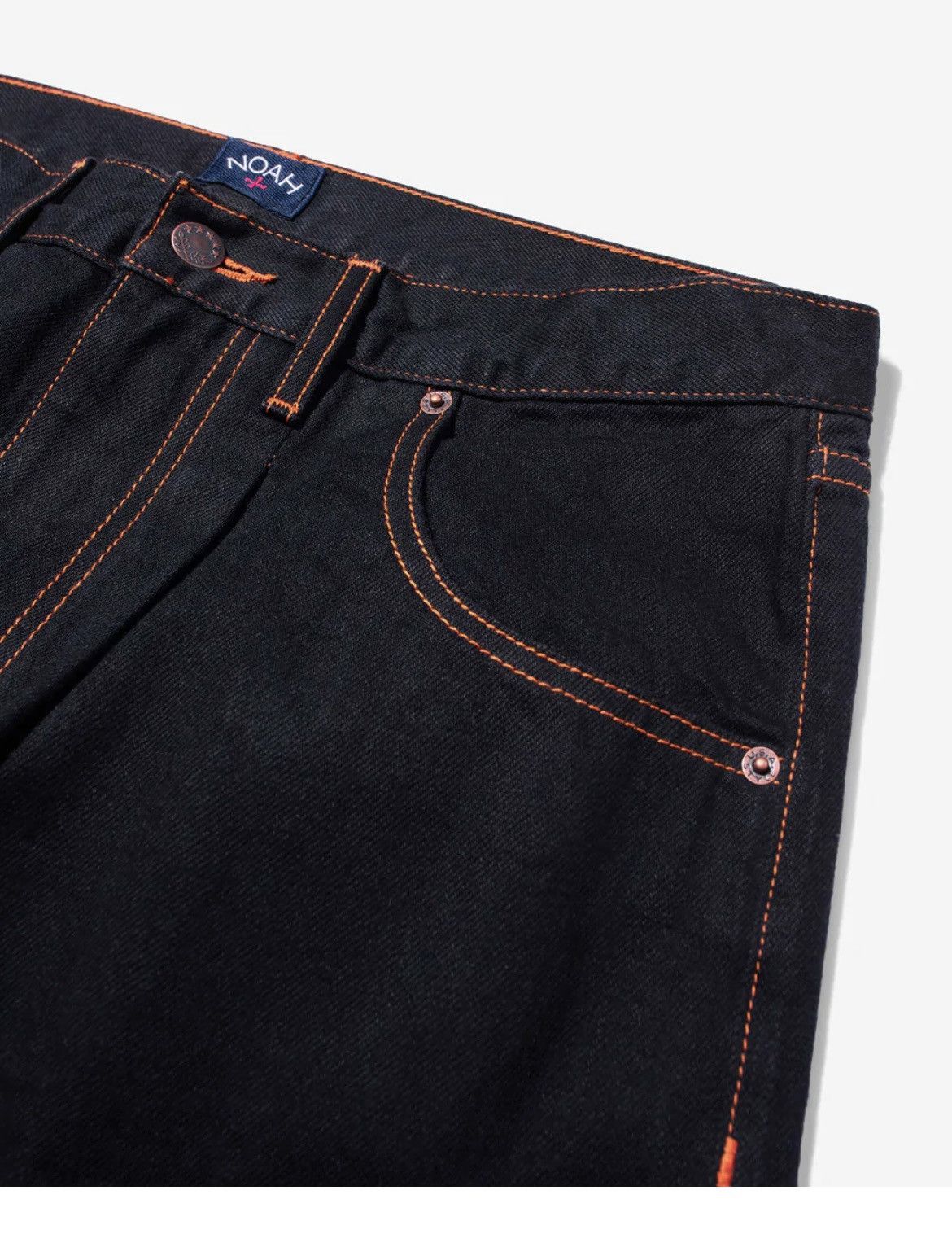 Noah x Jesus Piece Pleated Black Jeans