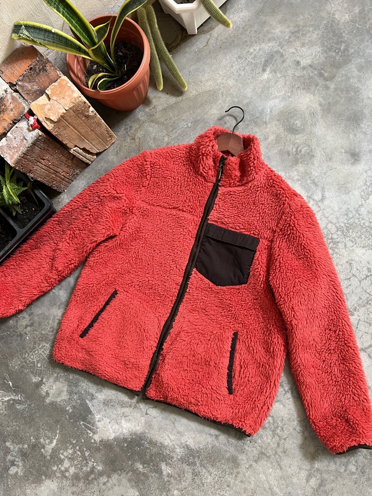 Japanese Brand × Vintage Vintage 🏴‍☠️ Topvalu Deep Pile Sherpa Jacket With Pocket Size US M / EU 48-50 / 2 - 4 Thumbnail