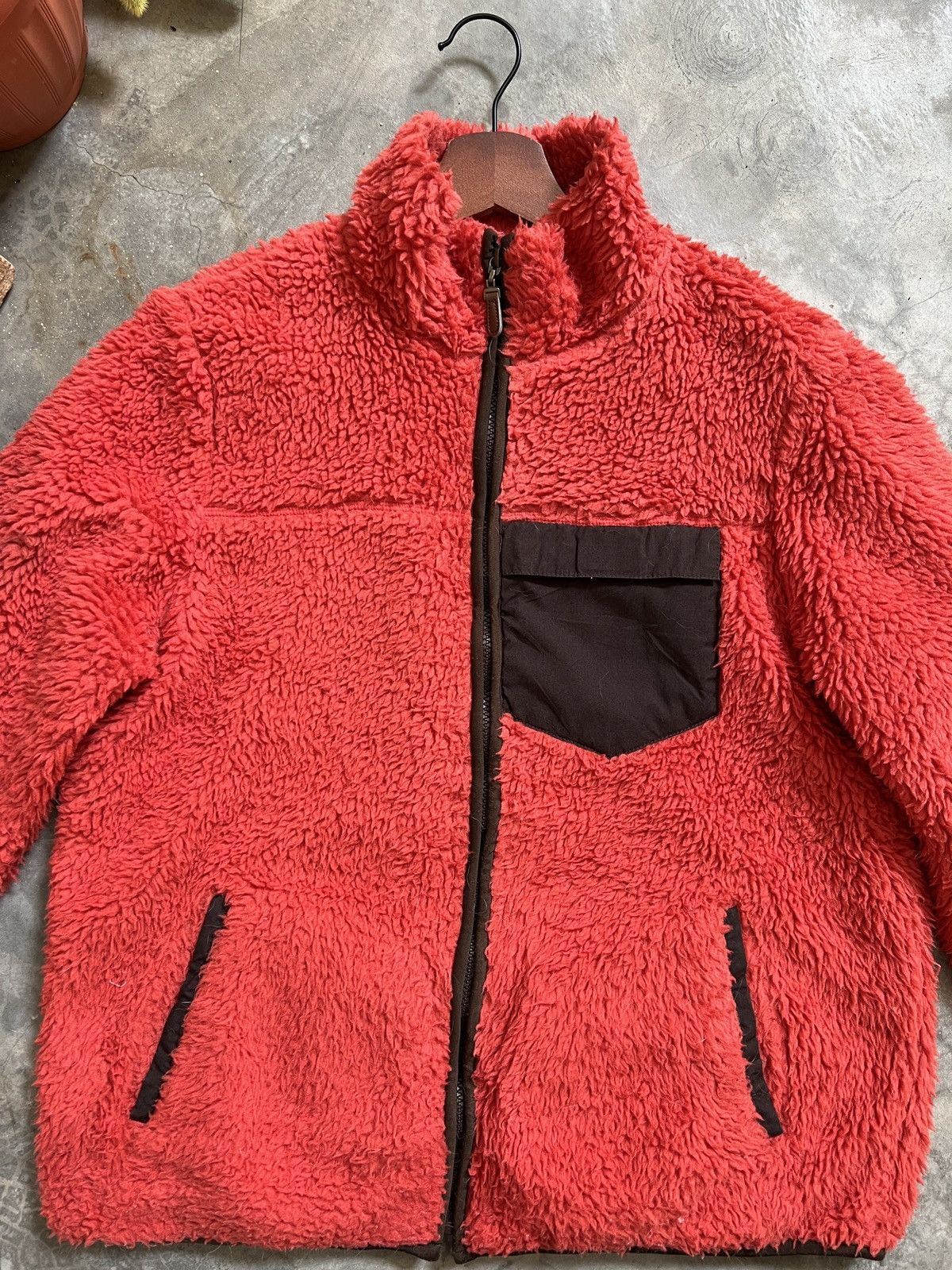 Japanese Brand × Vintage Vintage 🏴‍☠️ Topvalu Deep Pile Sherpa Jacket With Pocket Size US M / EU 48-50 / 2 - 14 Thumbnail