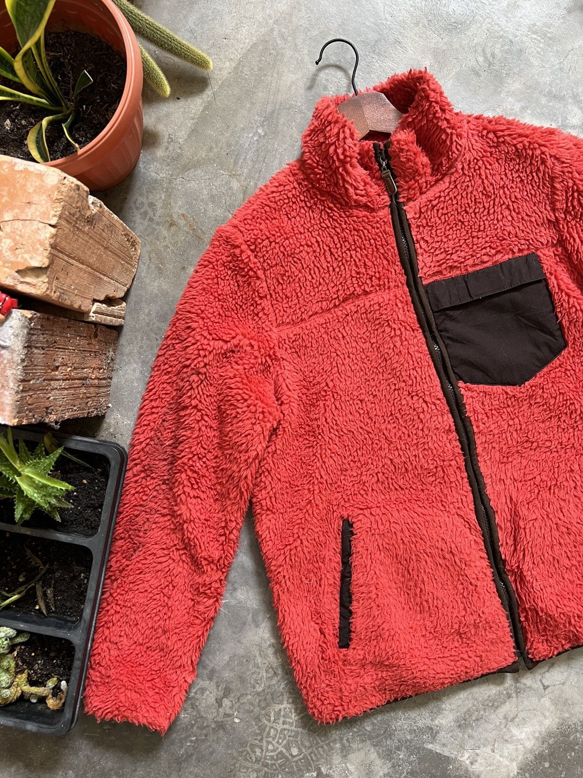 Japanese Brand × Vintage Vintage 🏴‍☠️ Topvalu Deep Pile Sherpa Jacket With Pocket Size US M / EU 48-50 / 2 - 3 Thumbnail