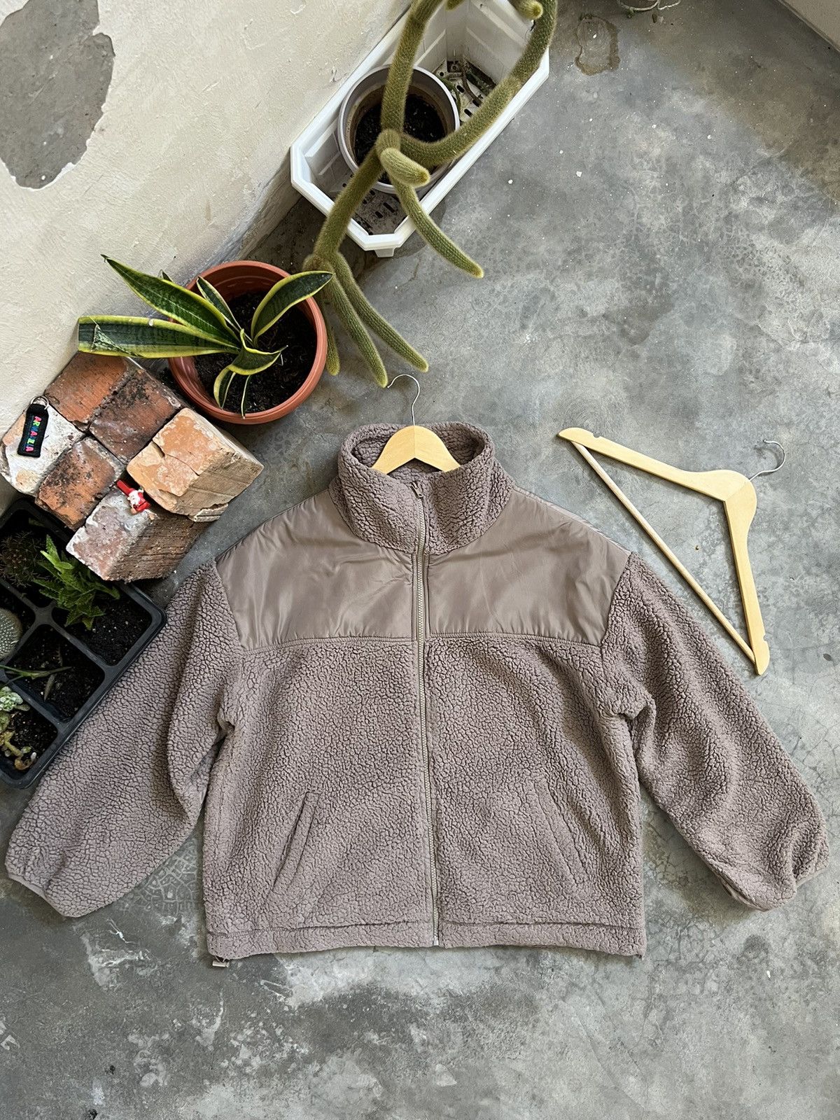 Japanese Brand × Vintage Japanese 🏴‍☠️ Deep Pile Sherpa Quilted Jacket With Pocket Size US M / EU 48-50 / 2 - 1 Thumbnail