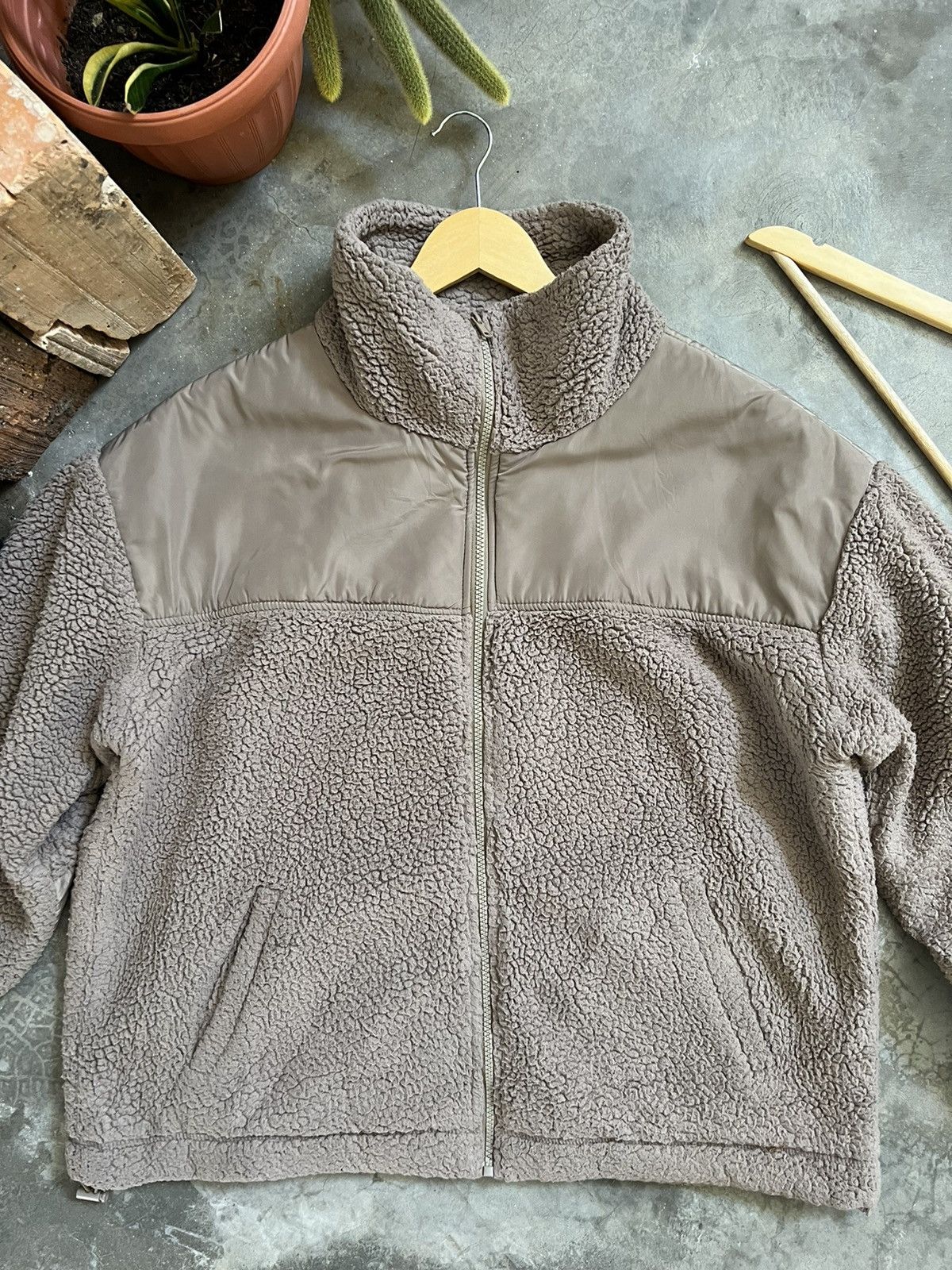 Japanese Brand × Vintage Japanese 🏴‍☠️ Deep Pile Sherpa Quilted Jacket With Pocket Size US M / EU 48-50 / 2 - 2 Thumbnail