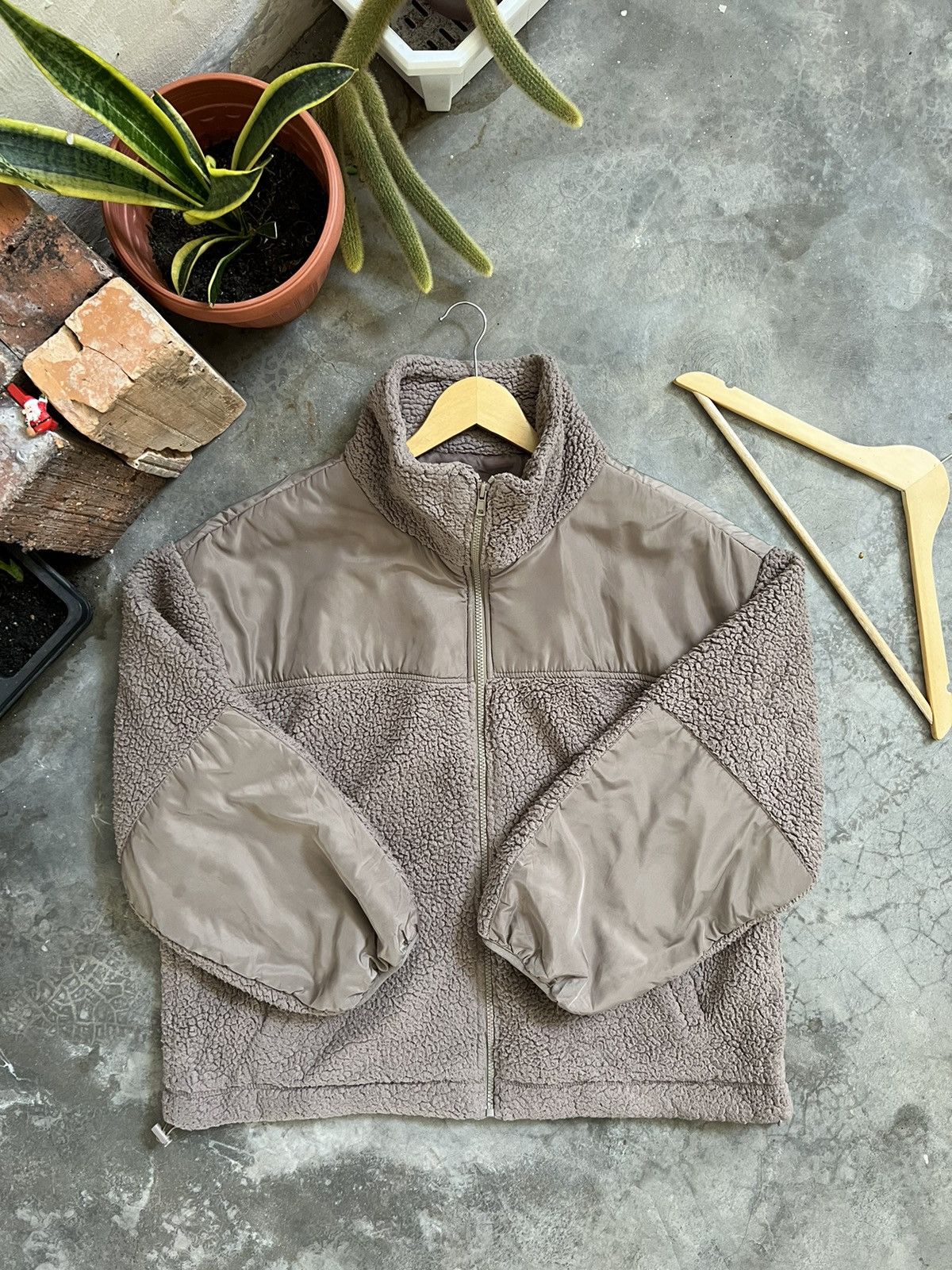 Japanese Brand × Vintage Japanese 🏴‍☠️ Deep Pile Sherpa Quilted Jacket With Pocket Size US M / EU 48-50 / 2 - 11 Thumbnail