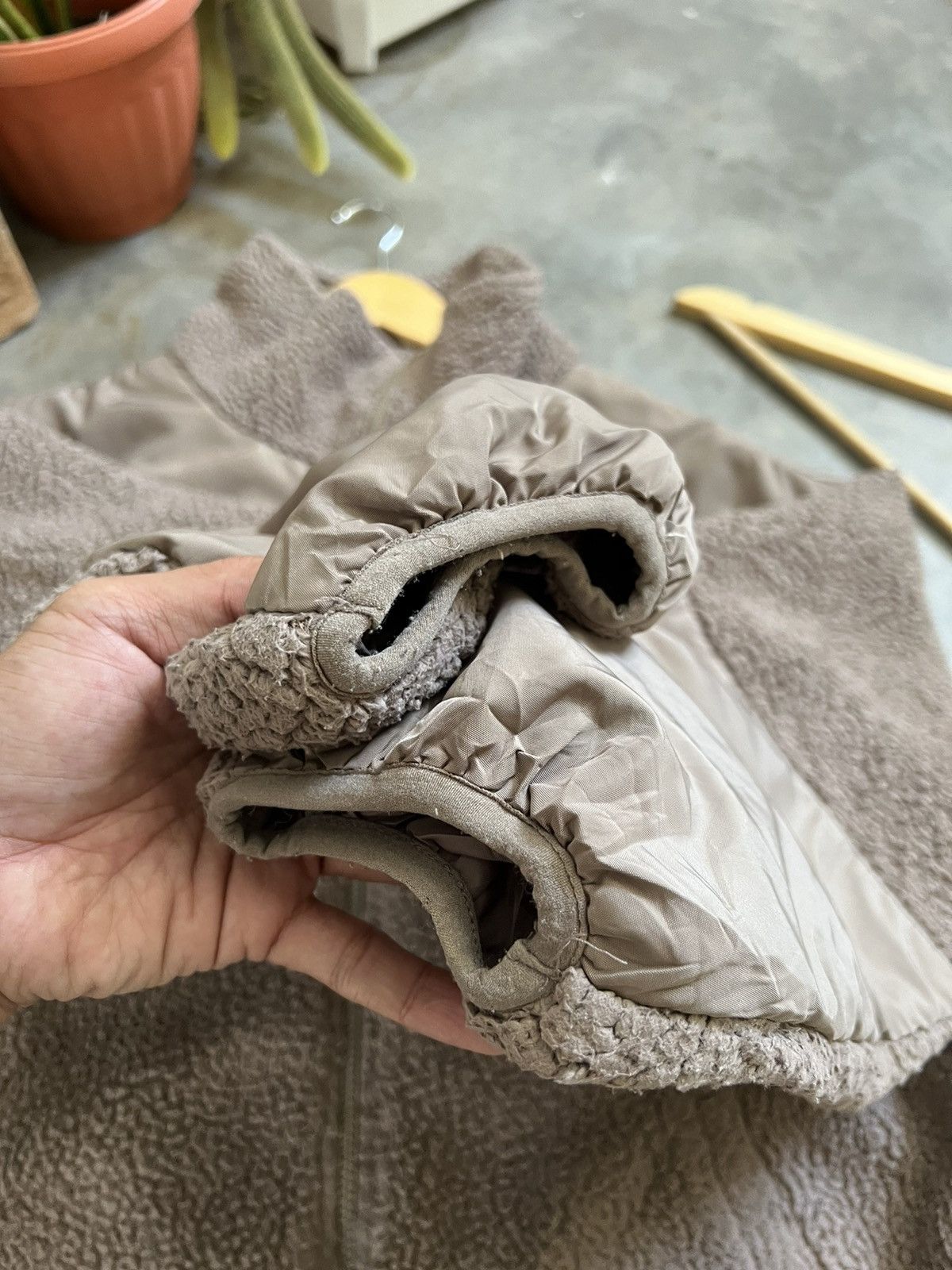 Japanese Brand × Vintage Japanese 🏴‍☠️ Deep Pile Sherpa Quilted Jacket With Pocket Size US M / EU 48-50 / 2 - 12 Thumbnail