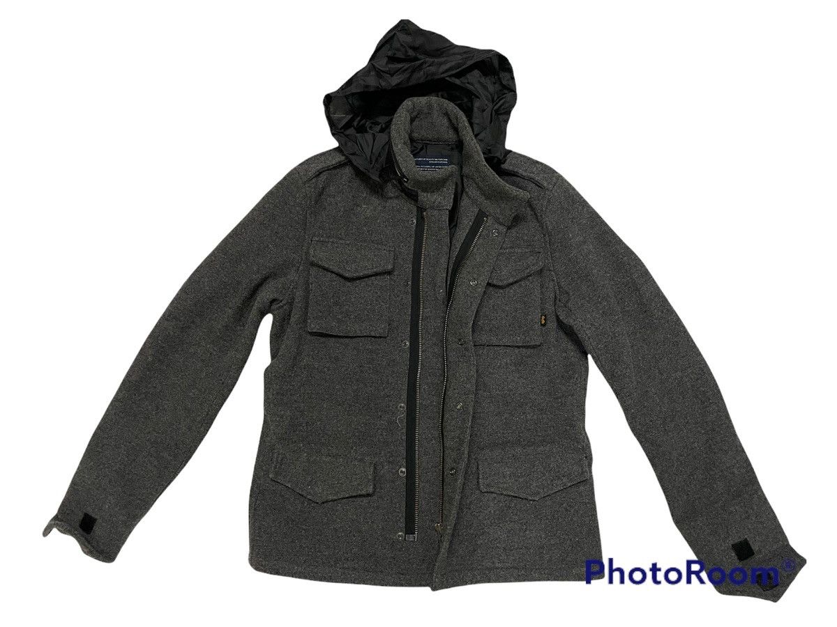 Alpha Industries 🔥BEST OFFER🔥Alpha Industries RainCoat Jacket Hoodie Size US M / EU 48-50 / 2 - 3 Thumbnail
