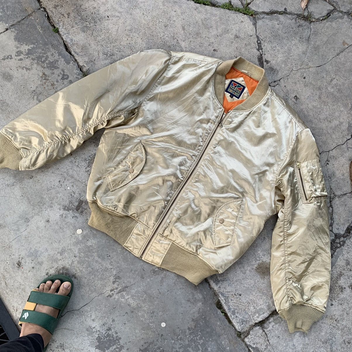 Japanese Brand Bomber jacket Varoz vintage Size US XL / EU 56 / 4 - 9 Thumbnail