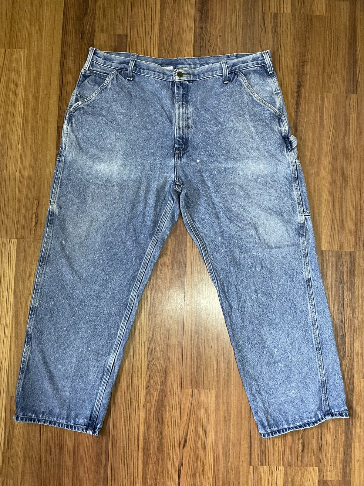 image of Best Offercarhartt Worker Denim Design in Blue, Men's (Size 42)