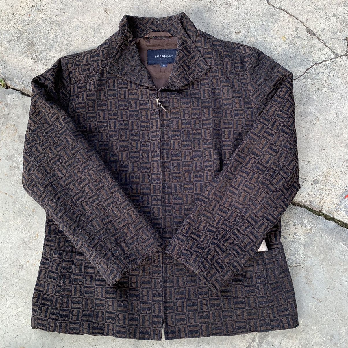 Burberry Burberry London vintage monogram blazer jacket Size S / US 4 / IT 40 - 7 Thumbnail