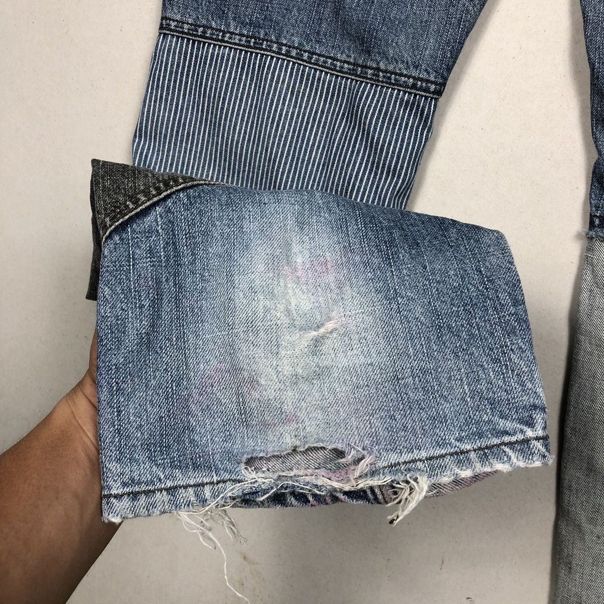 PPFM PPFM Archive Patchwork Japanese Denim Jeans Grunge Vintave Size US 32 / EU 48 - 8 Thumbnail