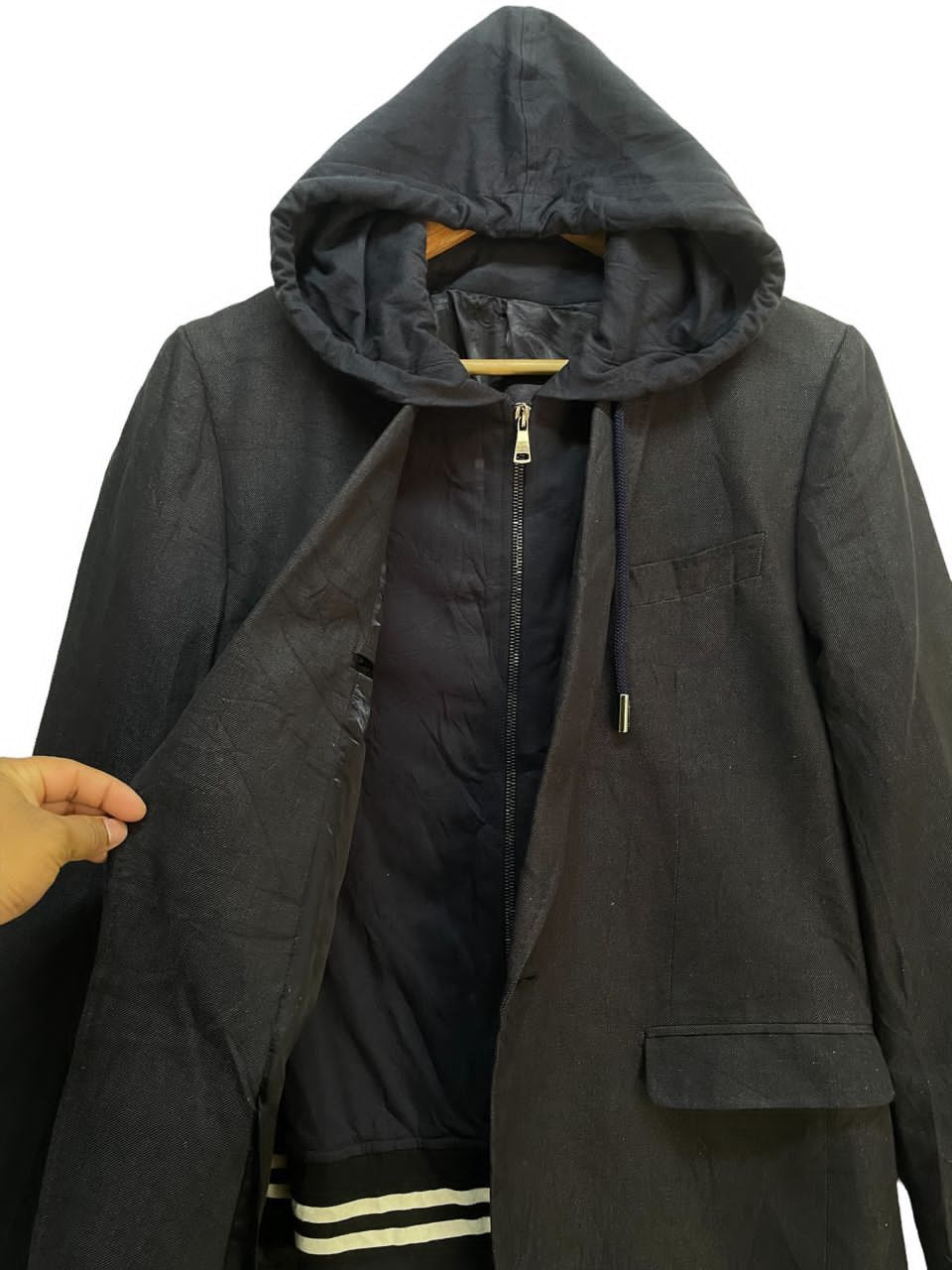 Designer × Dolce & Gabbana Stunning ‼️ Dolce & Gabbana Denim Blazer Jacket With Hoodie Size US M / EU 48-50 / 2 - 7 Thumbnail