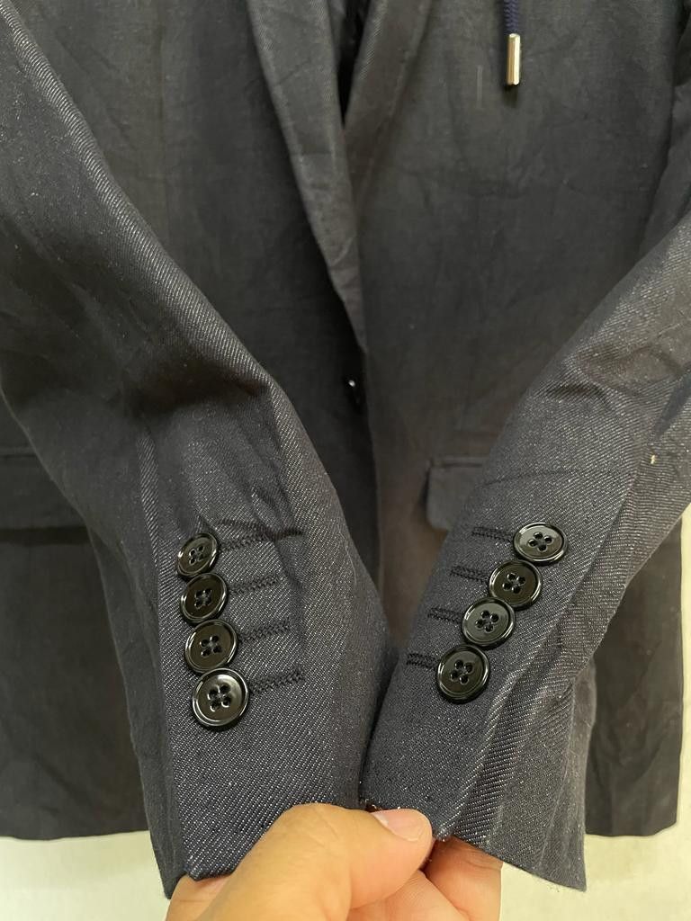 Designer × Dolce & Gabbana Stunning ‼️ Dolce & Gabbana Denim Blazer Jacket With Hoodie Size US M / EU 48-50 / 2 - 12 Thumbnail