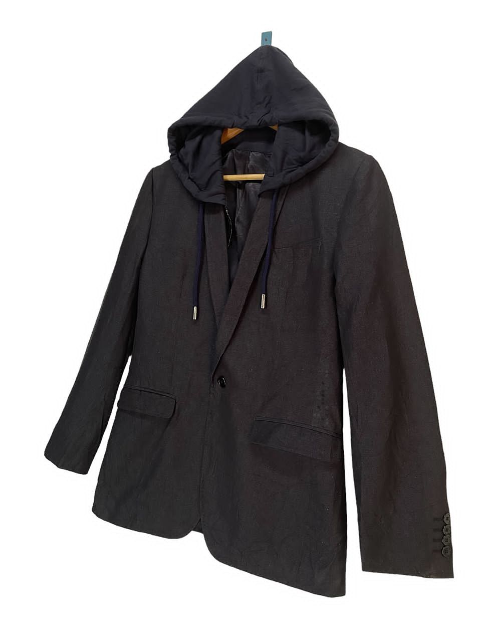 Designer × Dolce & Gabbana Stunning ‼️ Dolce & Gabbana Denim Blazer Jacket With Hoodie Size US M / EU 48-50 / 2 - 5 Thumbnail