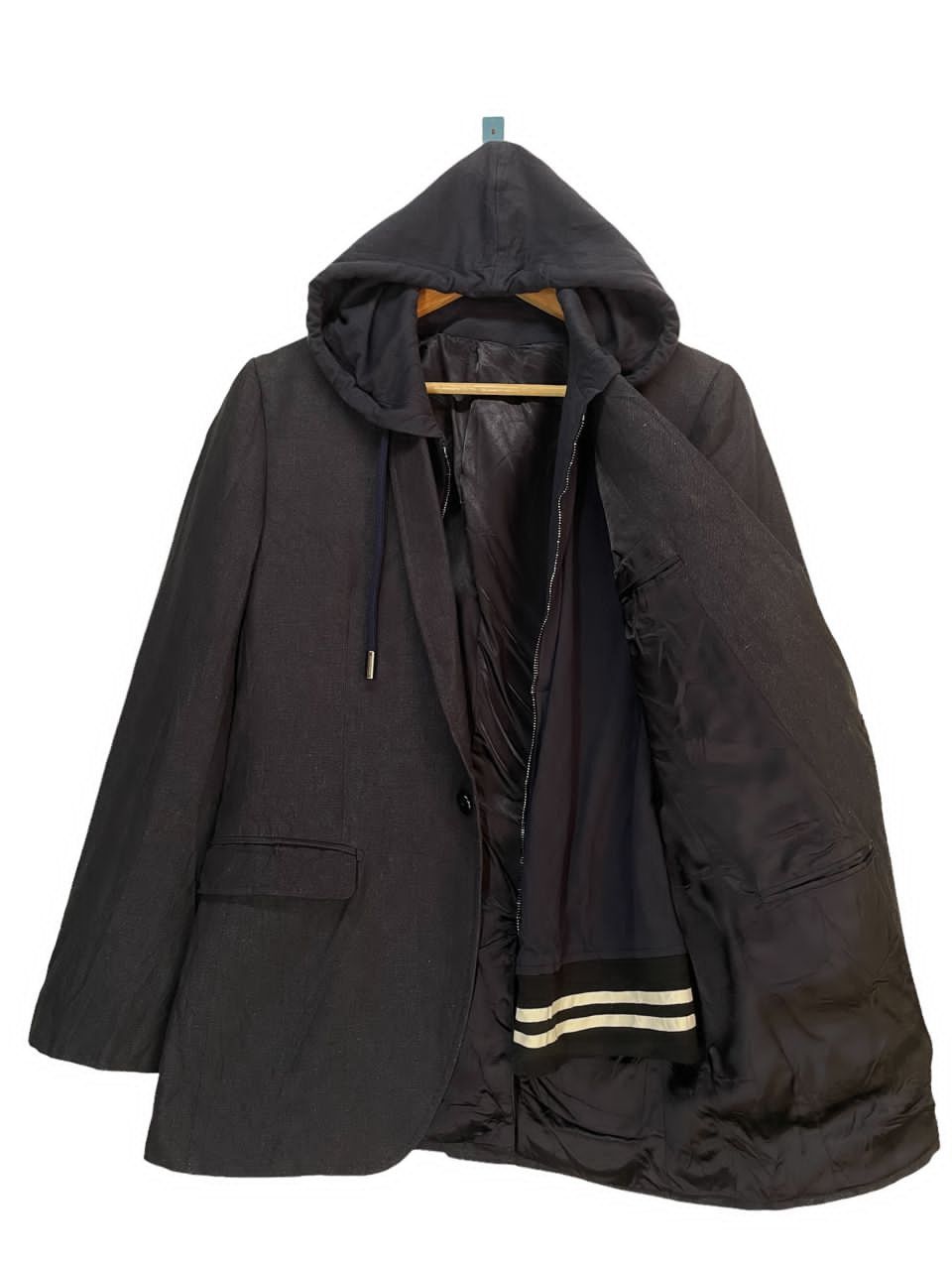Designer × Dolce & Gabbana Stunning ‼️ Dolce & Gabbana Denim Blazer Jacket With Hoodie Size US M / EU 48-50 / 2 - 6 Thumbnail