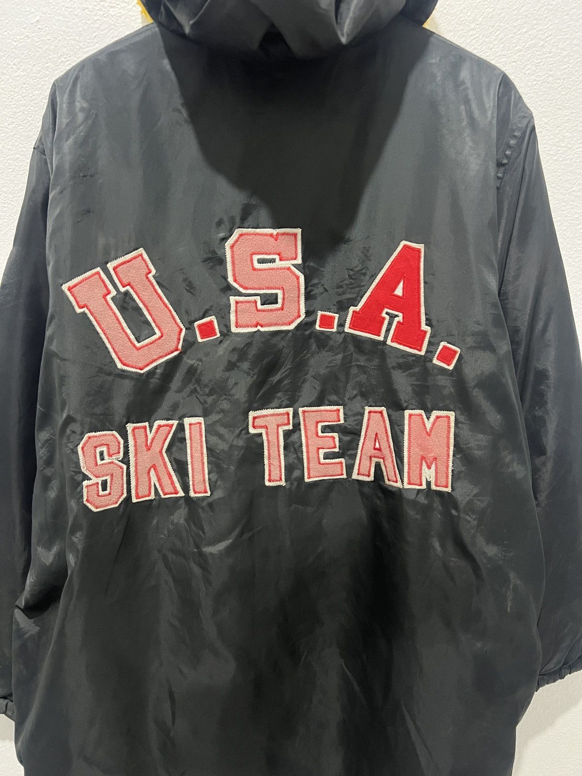 Vintage Vintage Ski Team USA Jacket Size US L / EU 52-54 / 3 - 3 Thumbnail