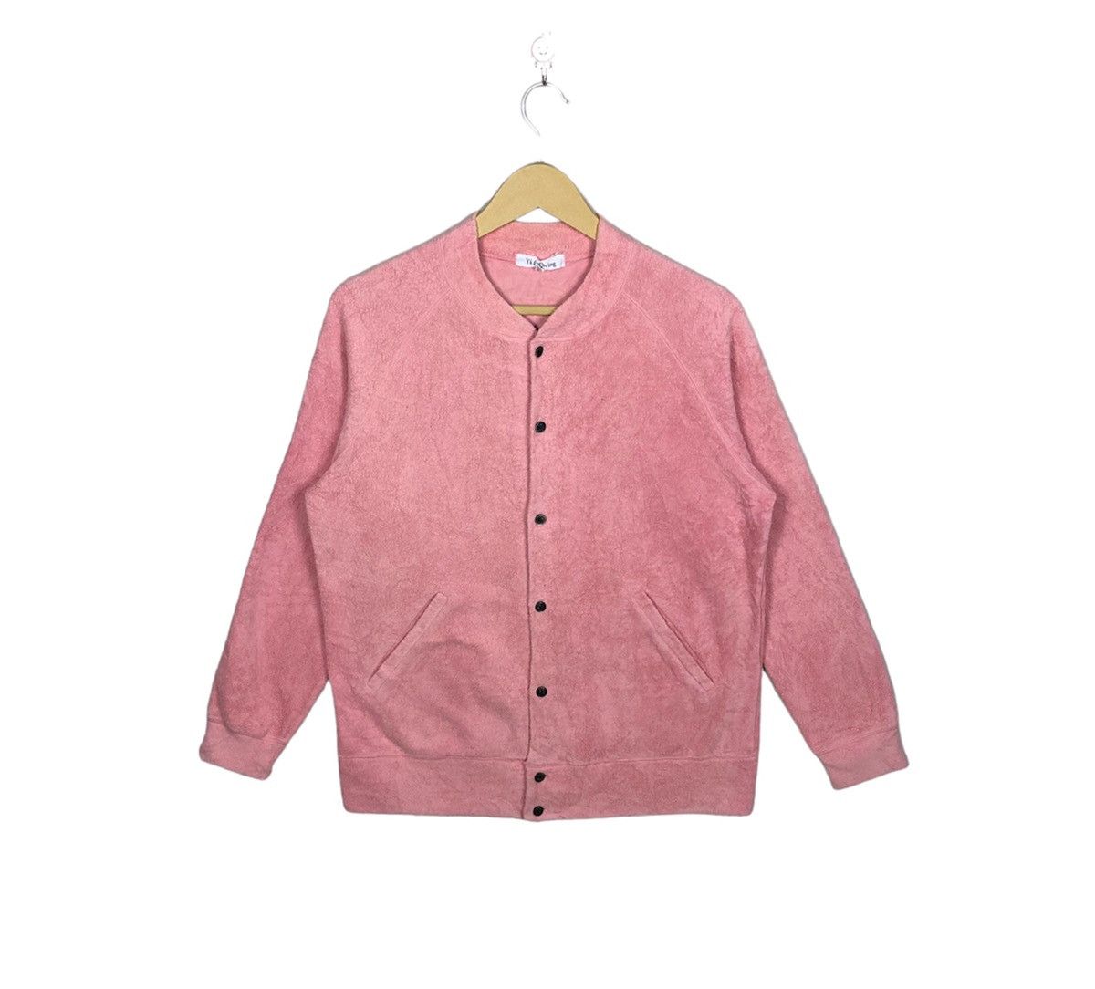 Yohji Yamamoto Yohji Yamamoto Y’s Button’s Up Pink Sweatshirt Jacket Size M / US 6-8 / IT 42-44 - 1 Thumbnail