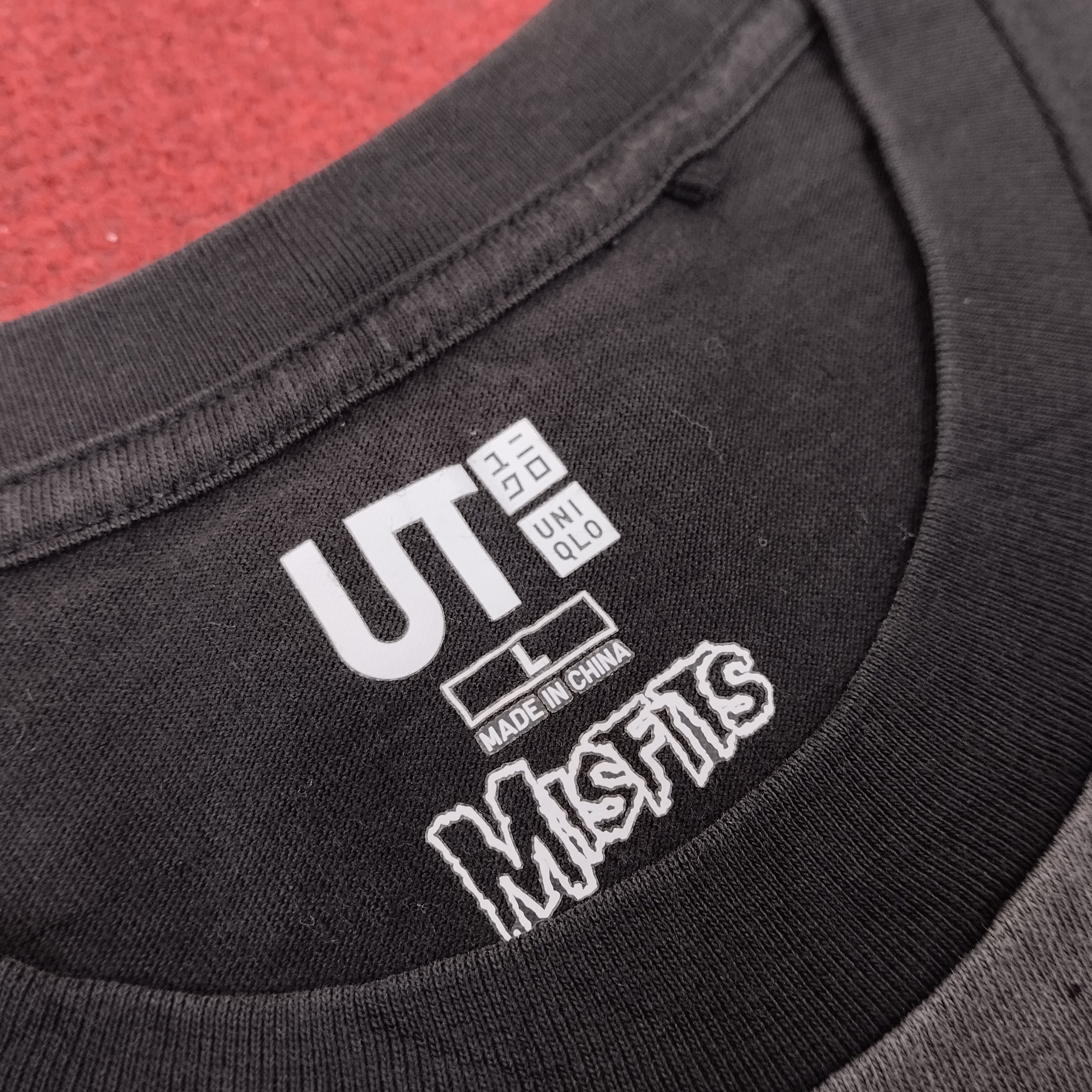 Japanese Brand × Misfits Uniqlo x Misfits American Metal Punk Band Tshirt Size US L / EU 52-54 / 3 - 6 Thumbnail