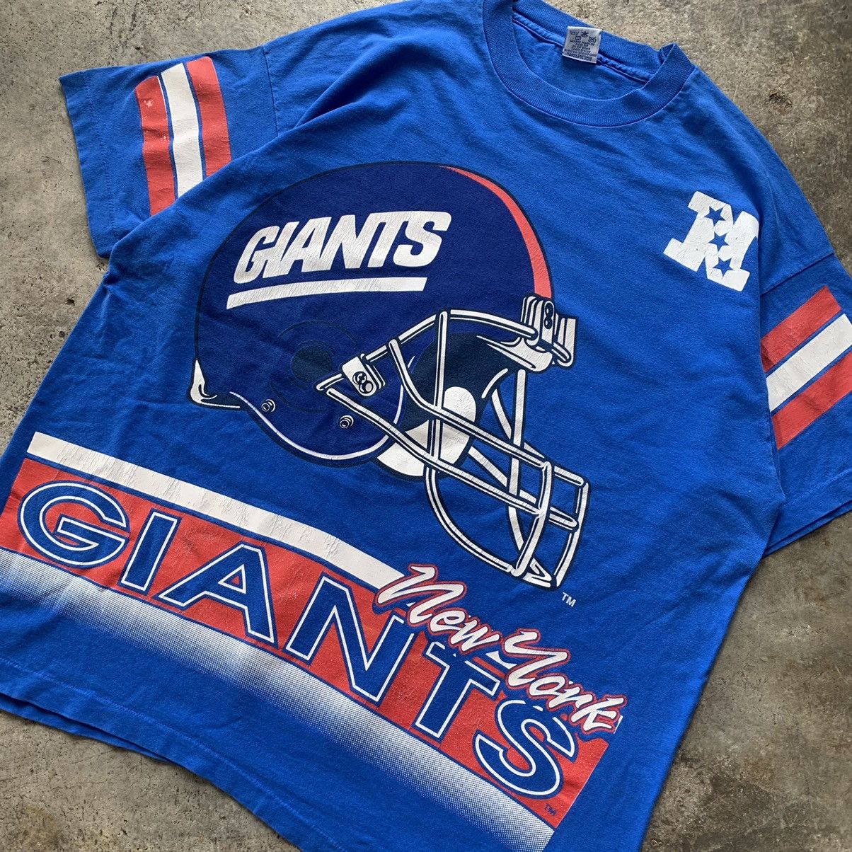NFL Salem sportswear NFL New York Giants vintage 90s big print Size US XL / EU 56 / 4 - 8 Thumbnail