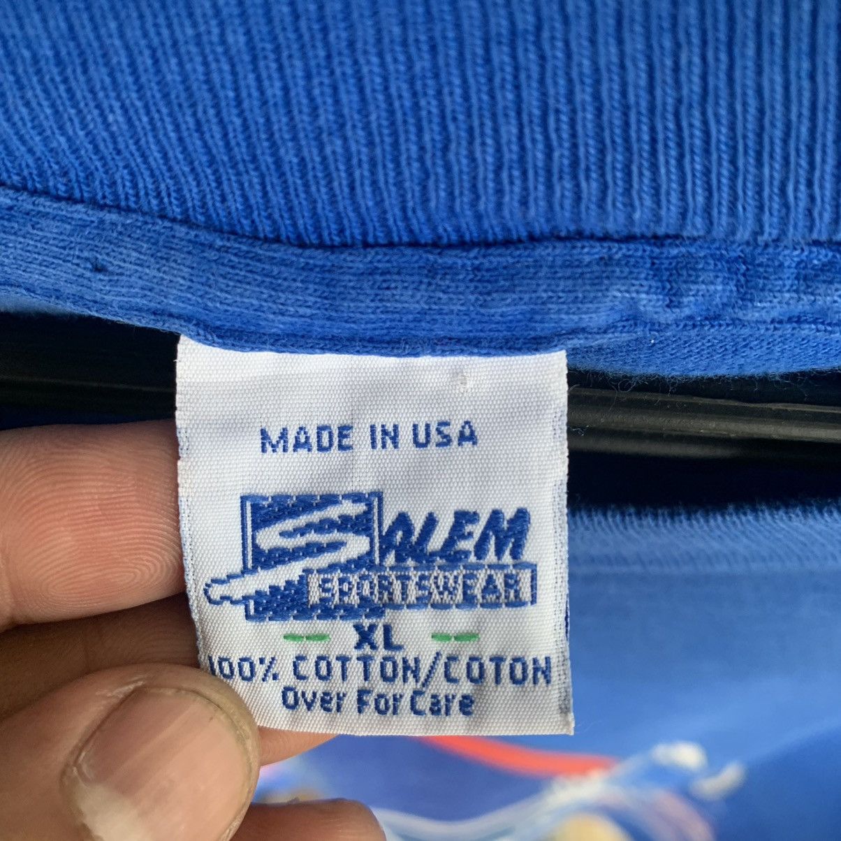 NFL Salem sportswear NFL New York Giants vintage 90s big print Size US XL / EU 56 / 4 - 3 Thumbnail