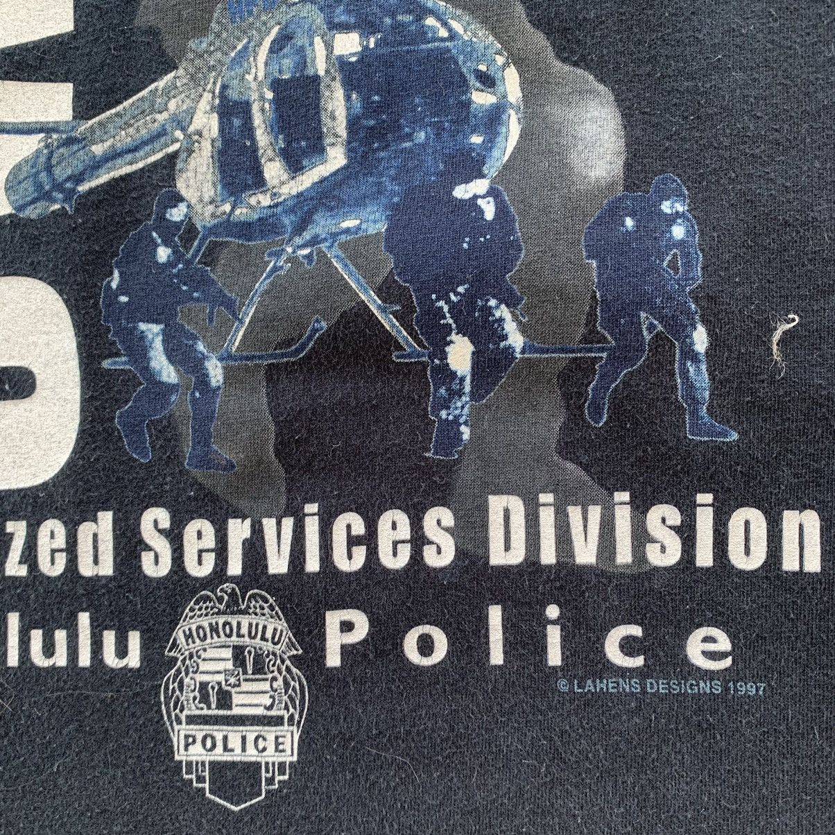 Vintage Honolulu police SWAT vintage 90s Size US XL / EU 56 / 4 - 6 Thumbnail