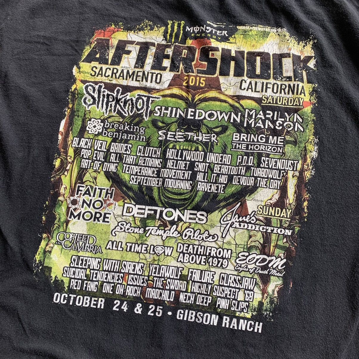 Band Tees Aftershock music fest sacramento, california black shirt tee Size US L / EU 52-54 / 3 - 8 Thumbnail