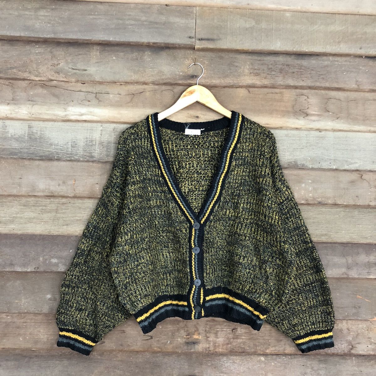 Other CAMBIA Vintage Rare Crochet Baggy Knitwear Cardigan Sweater Size L / US 10 / IT 46 - 3 Thumbnail