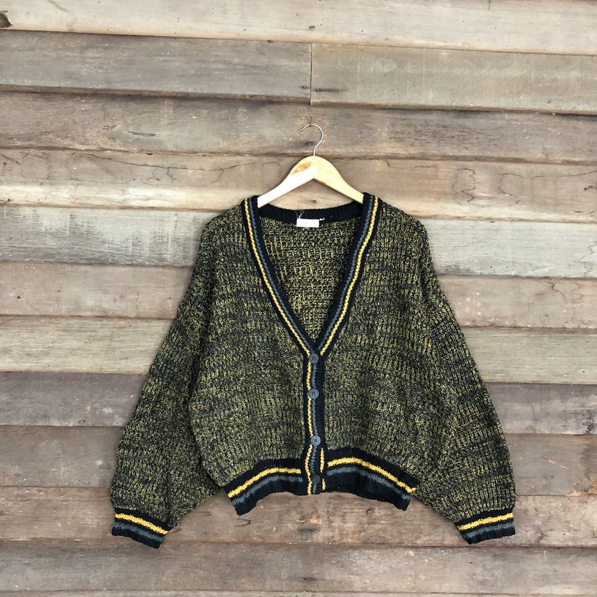 Other CAMBIA Vintage Rare Crochet Baggy Knitwear Cardigan Sweater Size L / US 10 / IT 46 - 1 Thumbnail