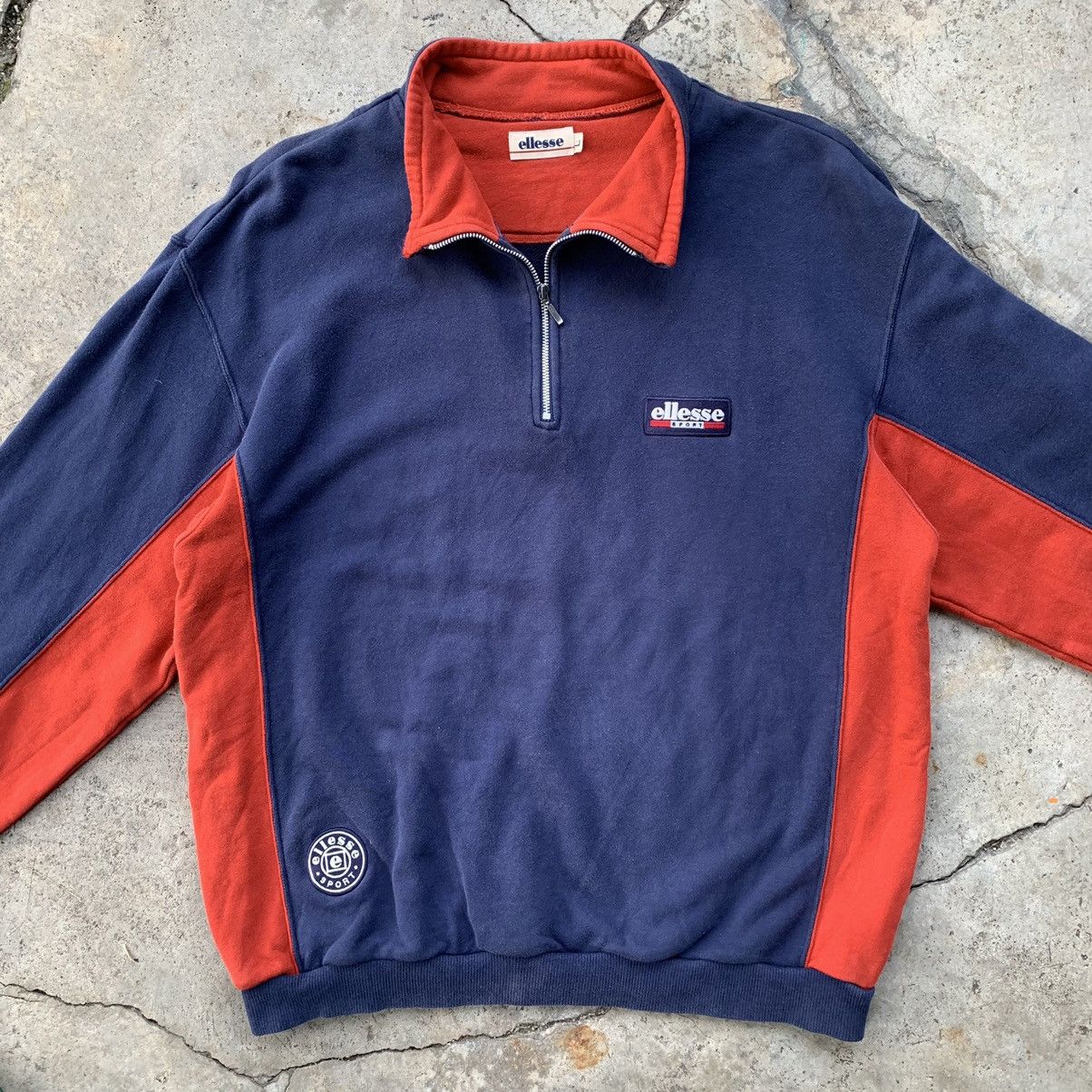Ellesse Ellesse sport half zipper pullover sweatshirt Size US L / EU 52-54 / 3 - 13 Thumbnail