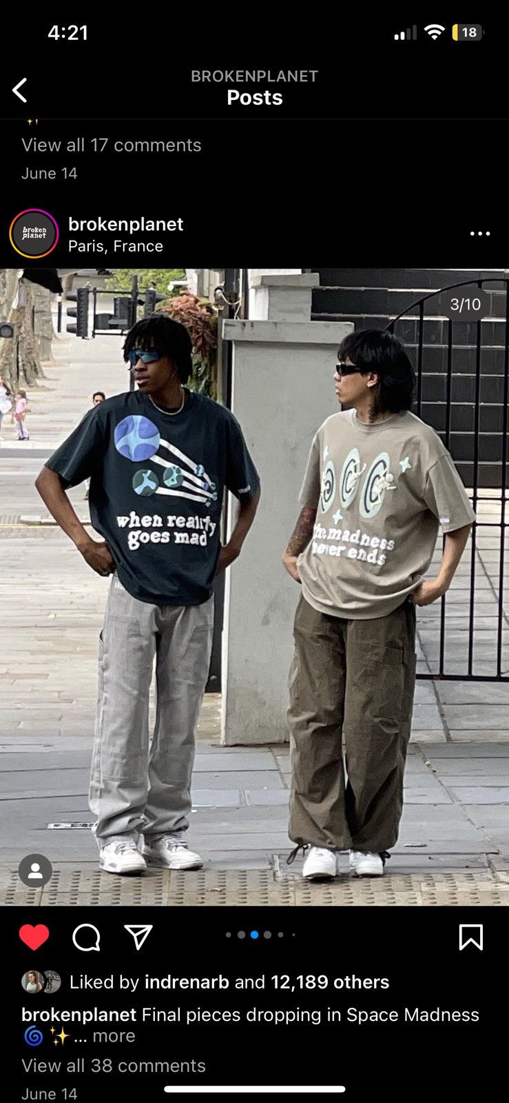 Vintage Broken planet tee Size M / US 6-8 / IT 42-44 - 5 Thumbnail